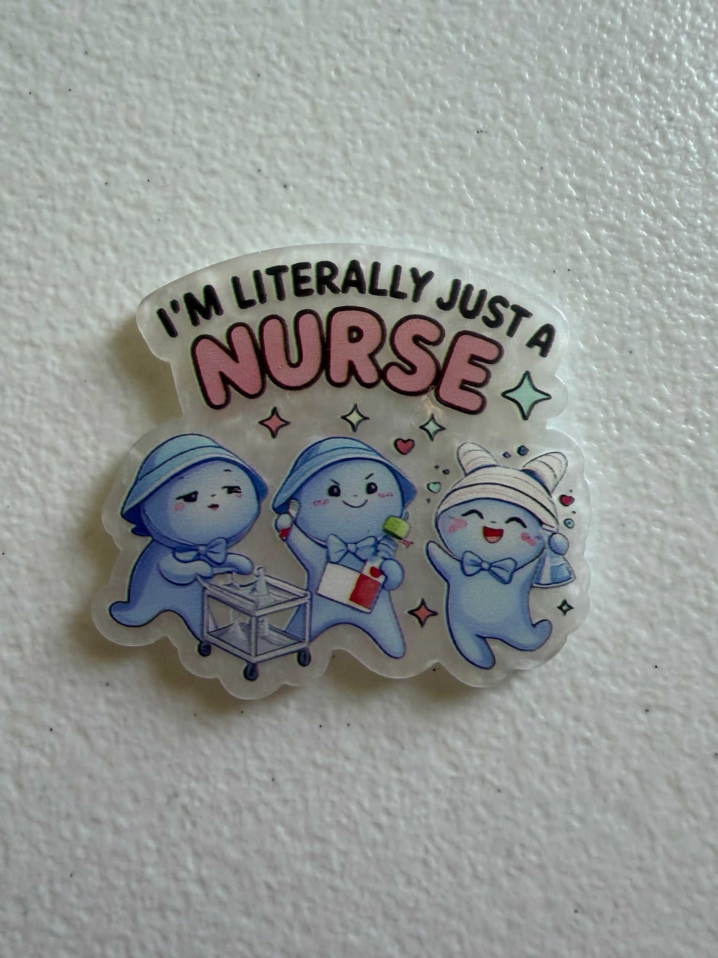 I’m literally just a nurse badge reel