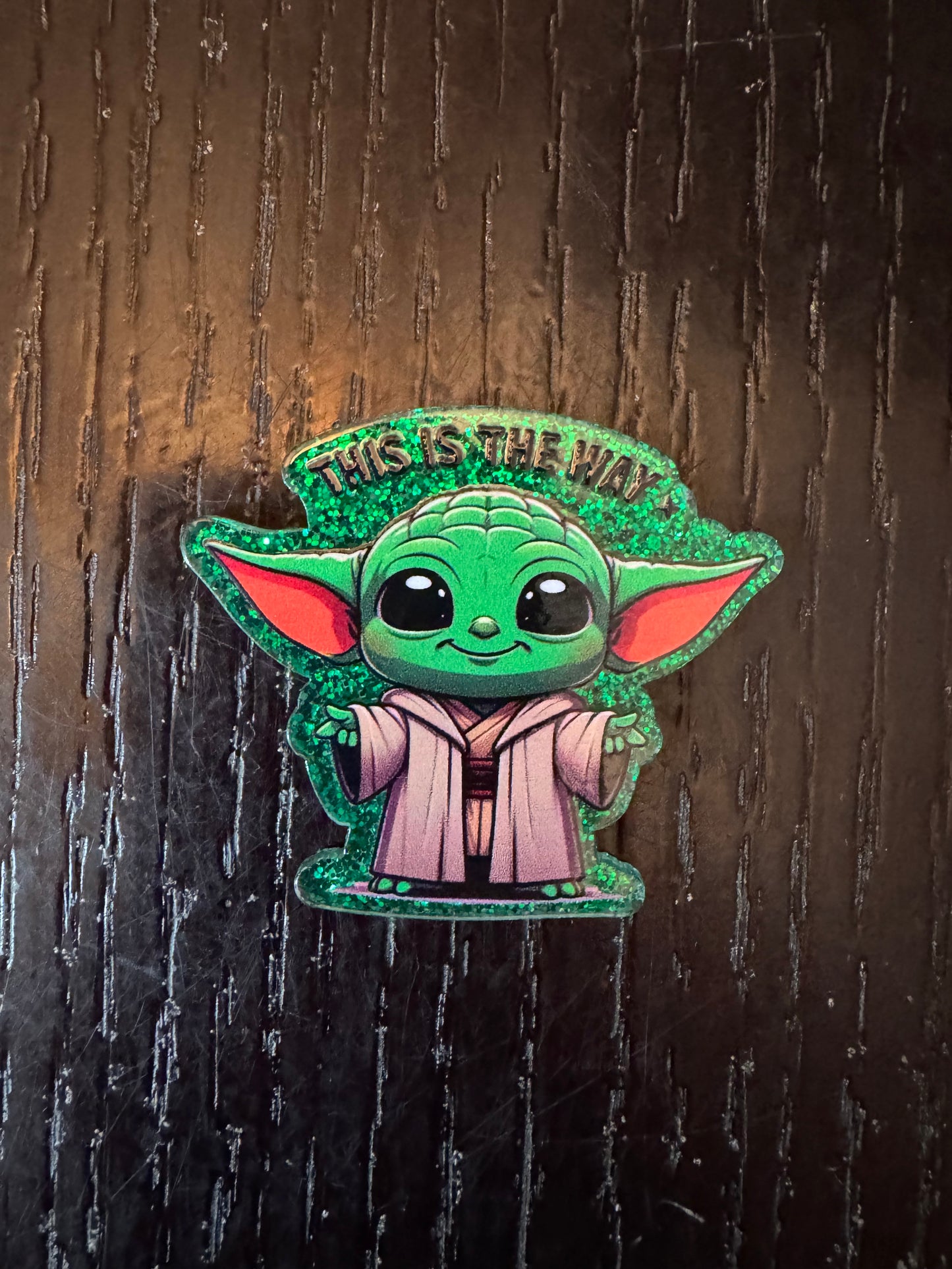 Baby Yoda badge reel