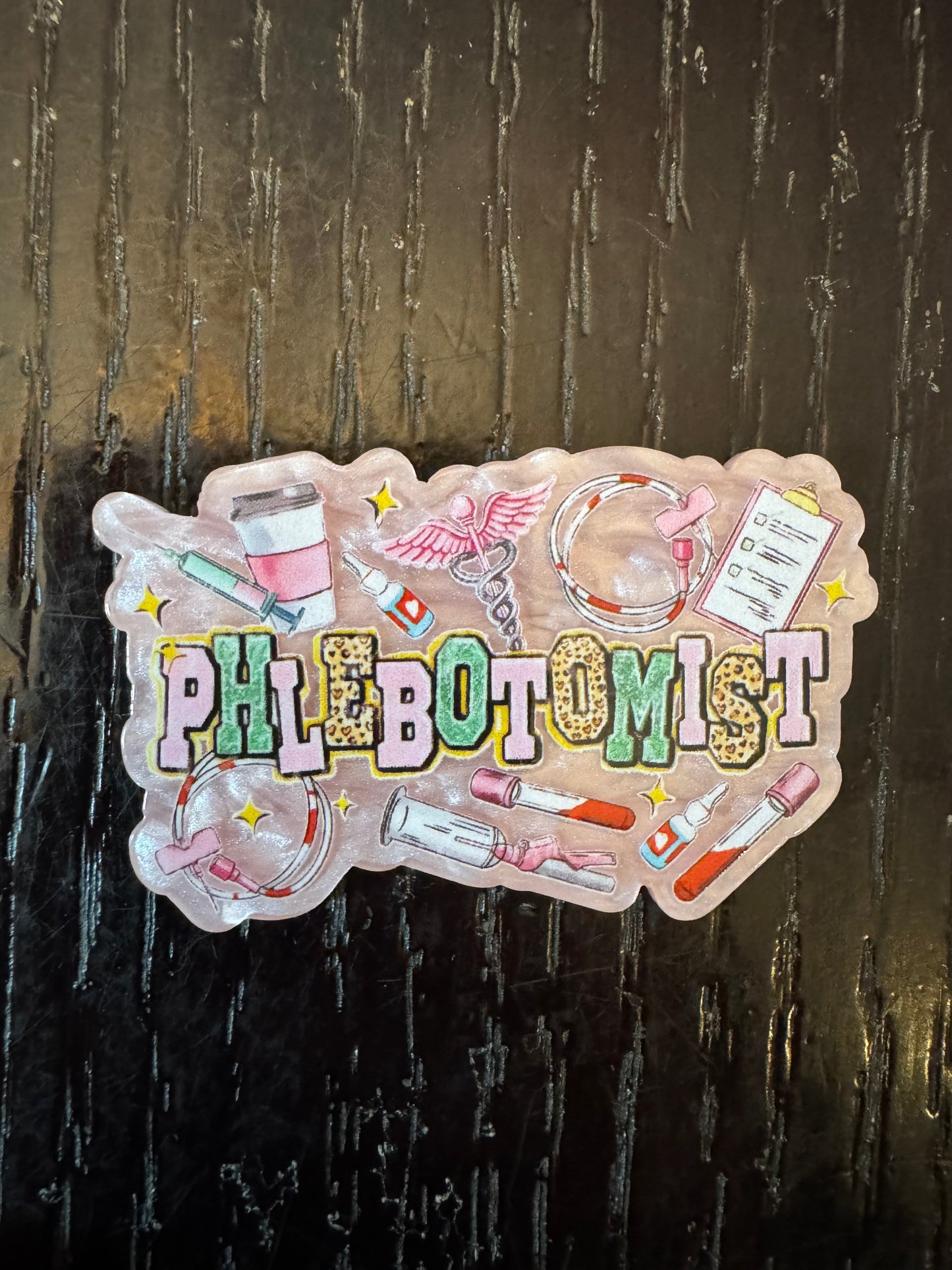 Phlebotomist badge reel