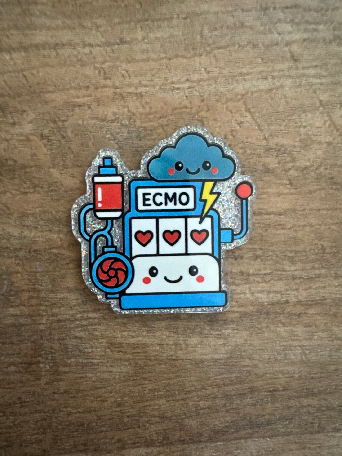 ECMO badge reel