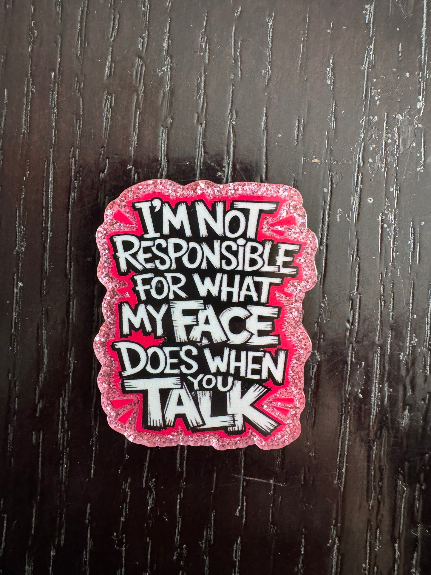 My face badge reel