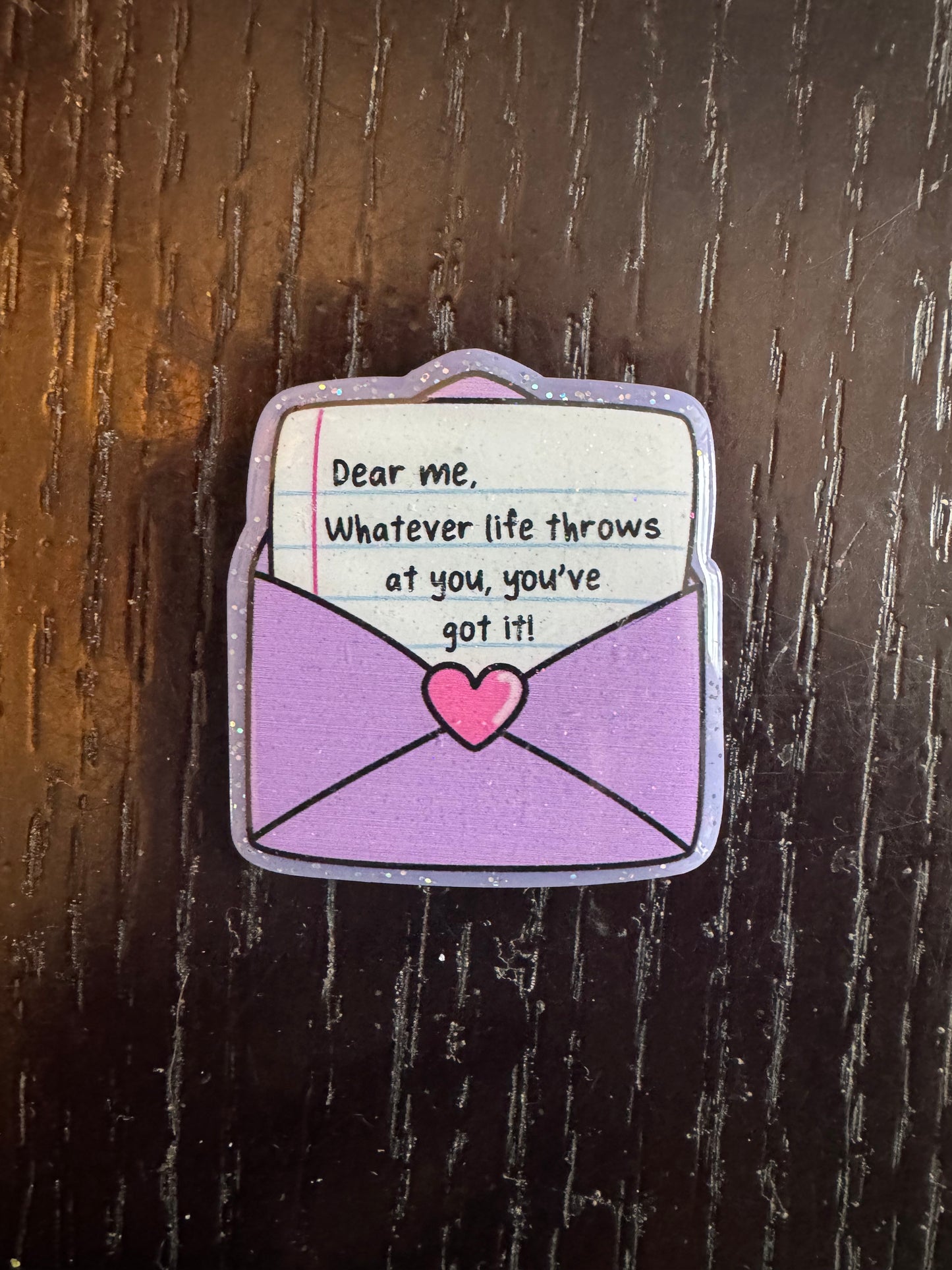 Dear me badge reel