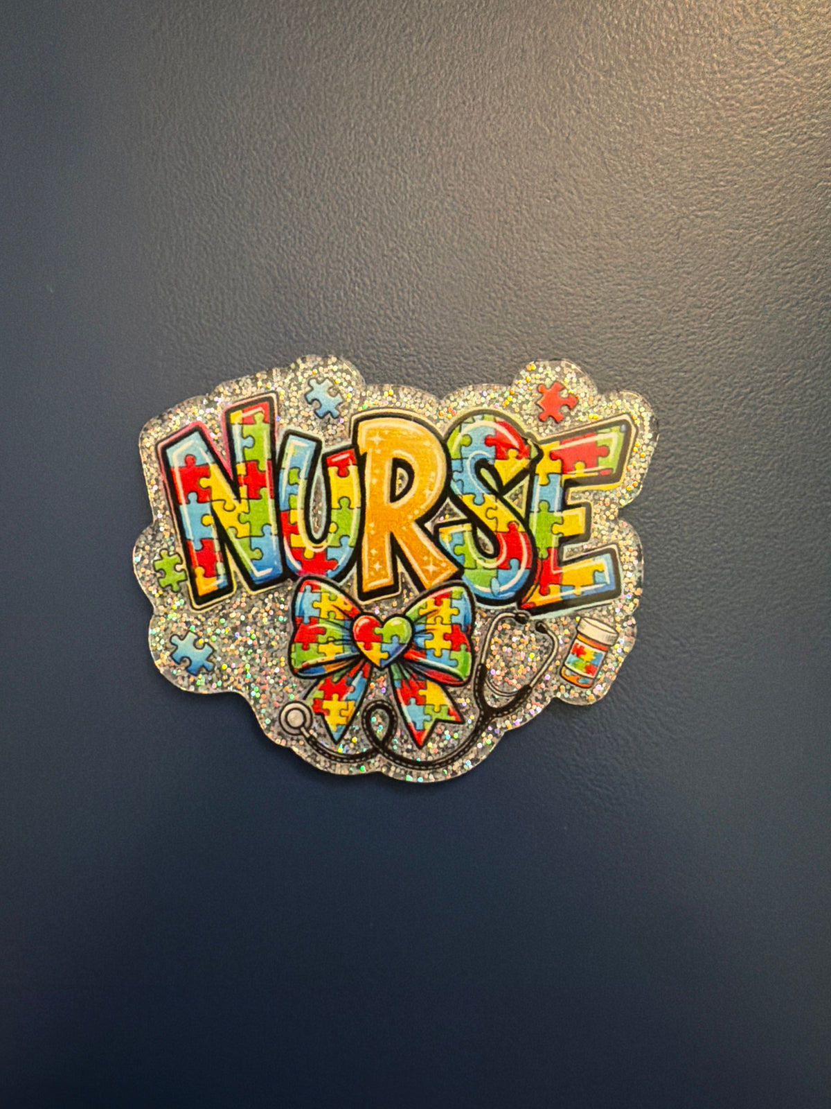 Autism Nurse badge reel