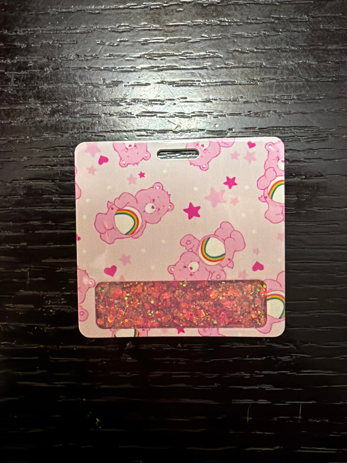 Carebear badge buddy
