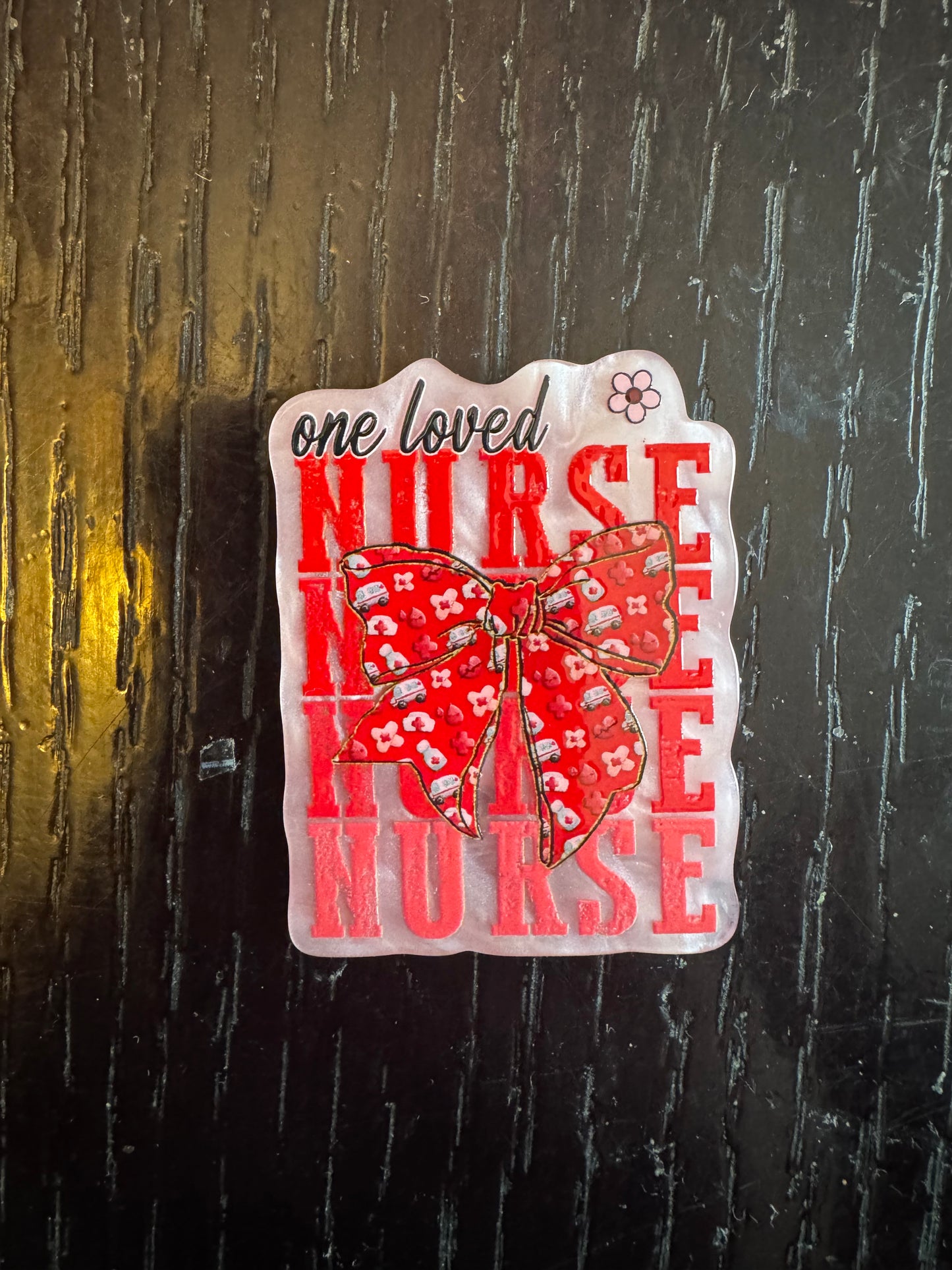 One loved Nurse badge reel