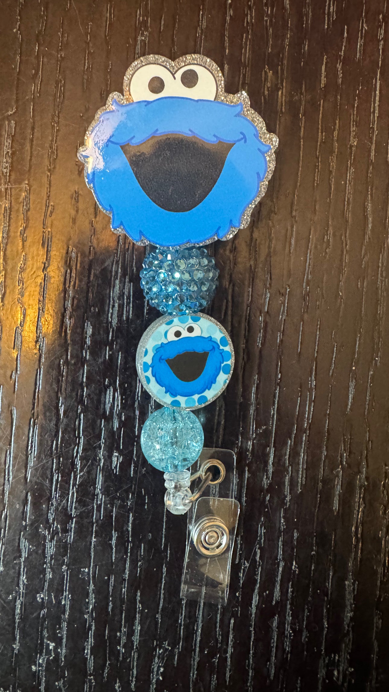 Cookie Monster badge reel