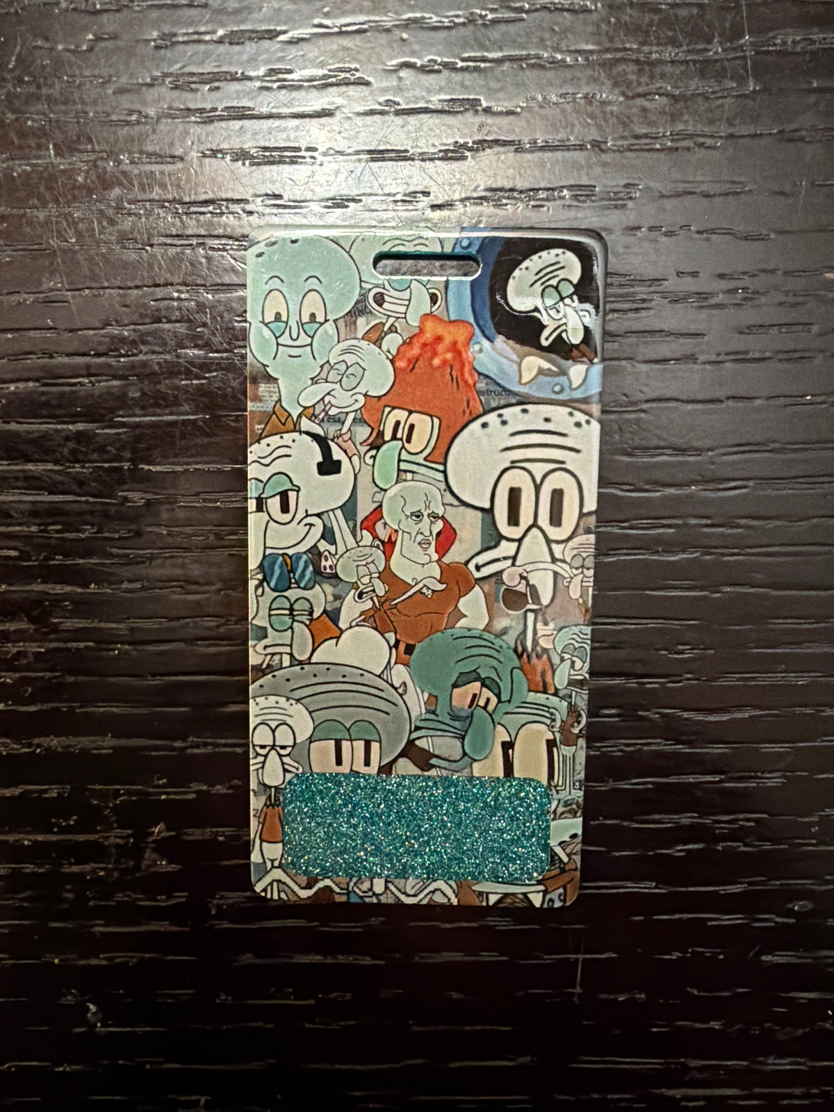 Squidward vertical badge buddy