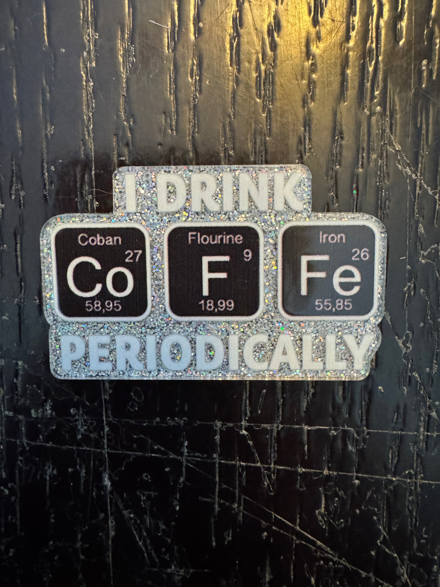 Coffee badge reel