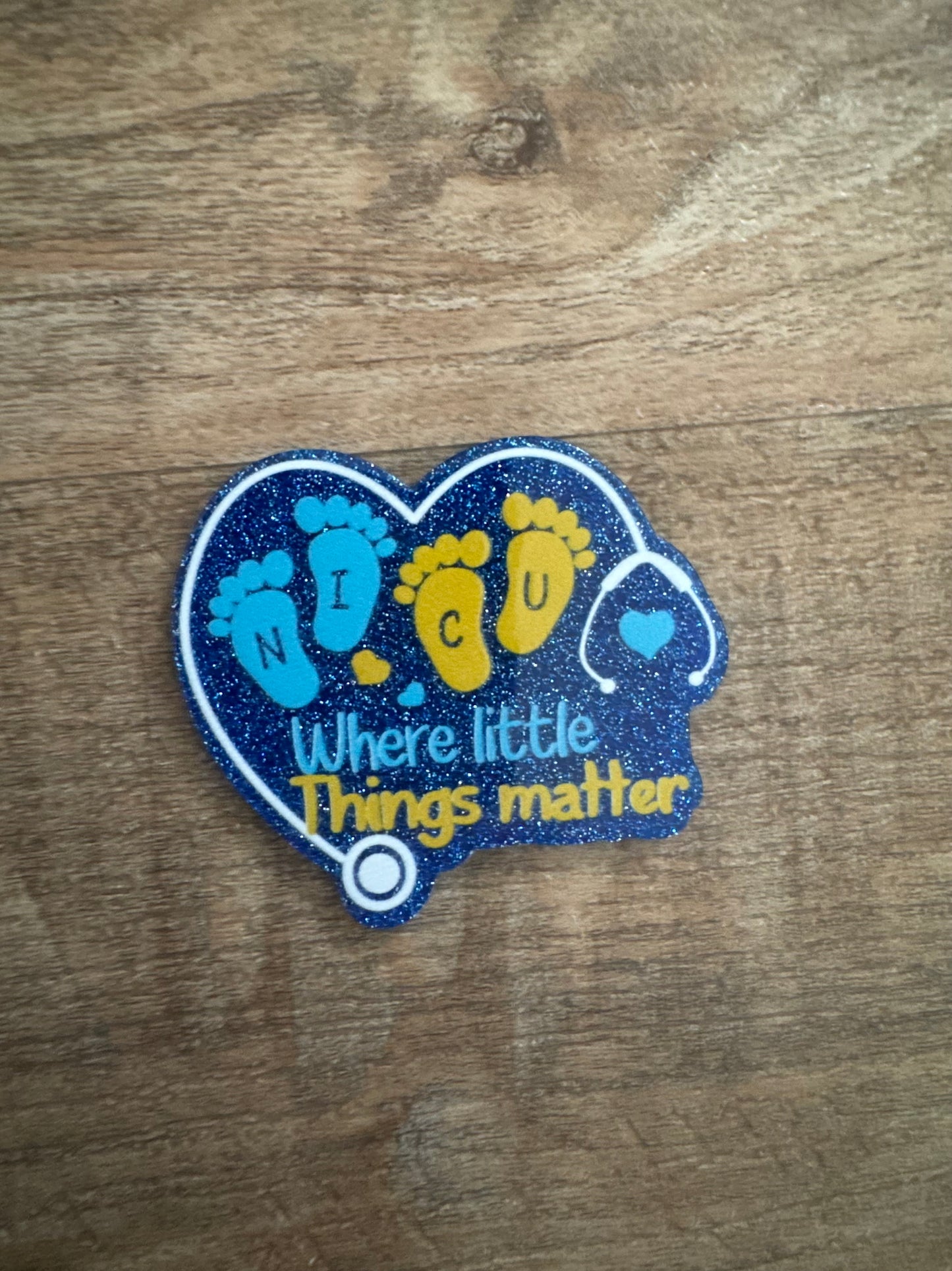 NICU where little things matter badge reel