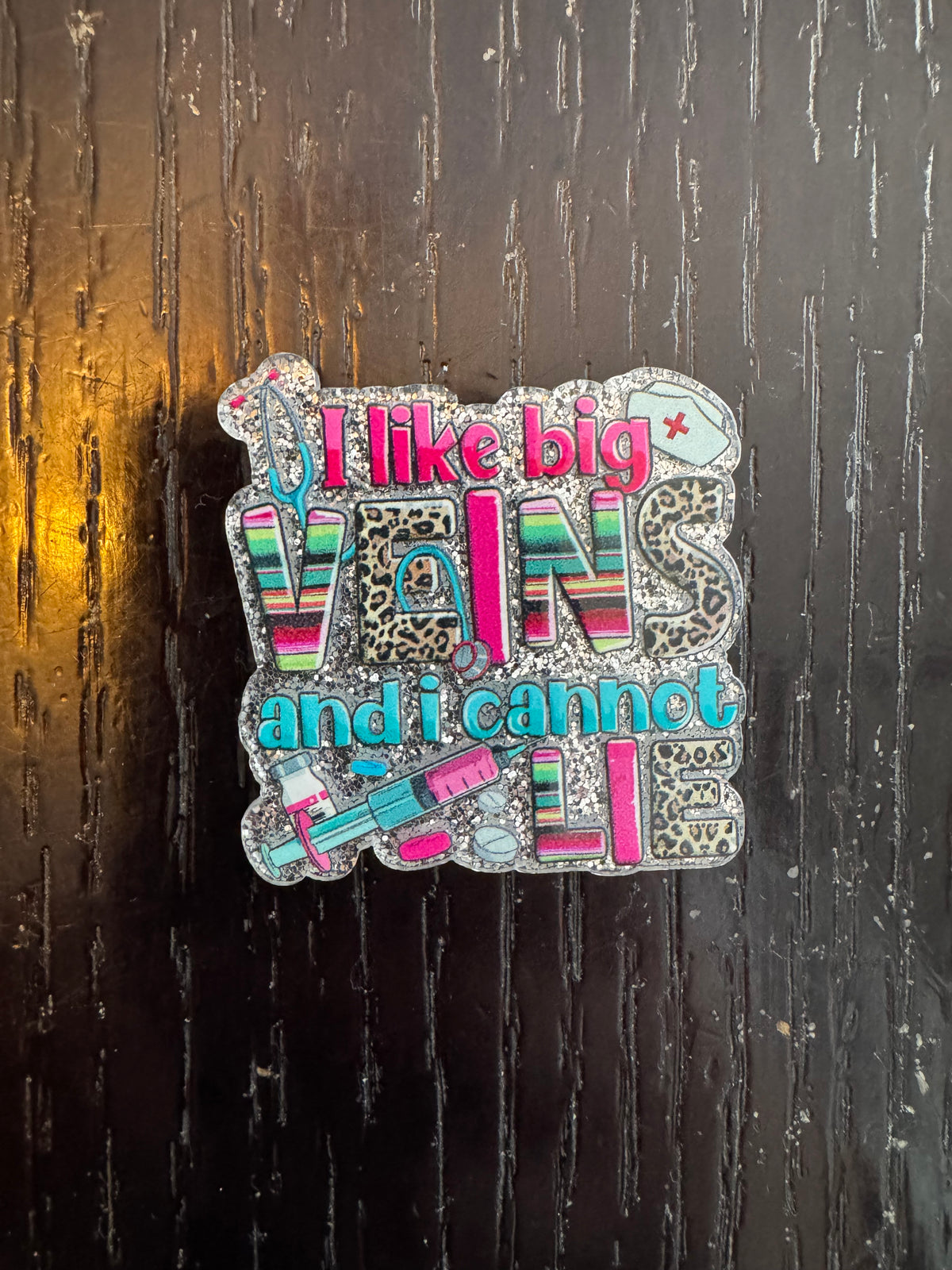 I like big veins and I cannot lie badge reel