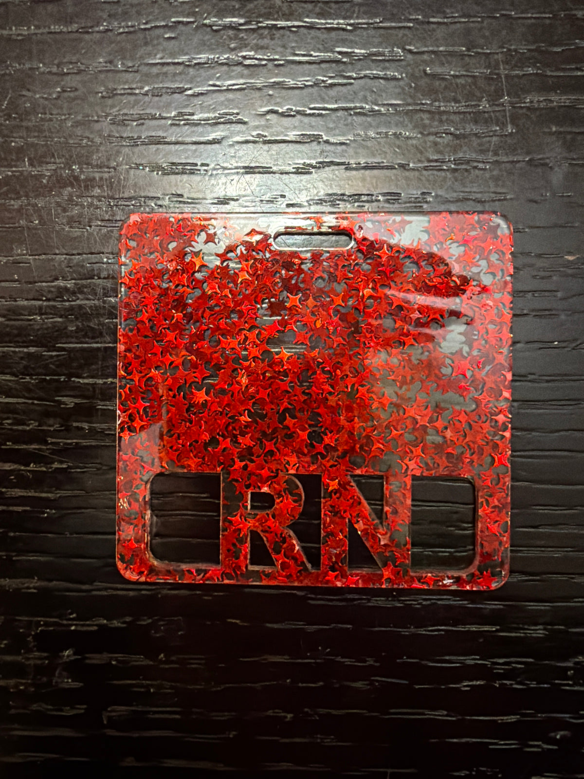 RN badge buddy (Red stars)