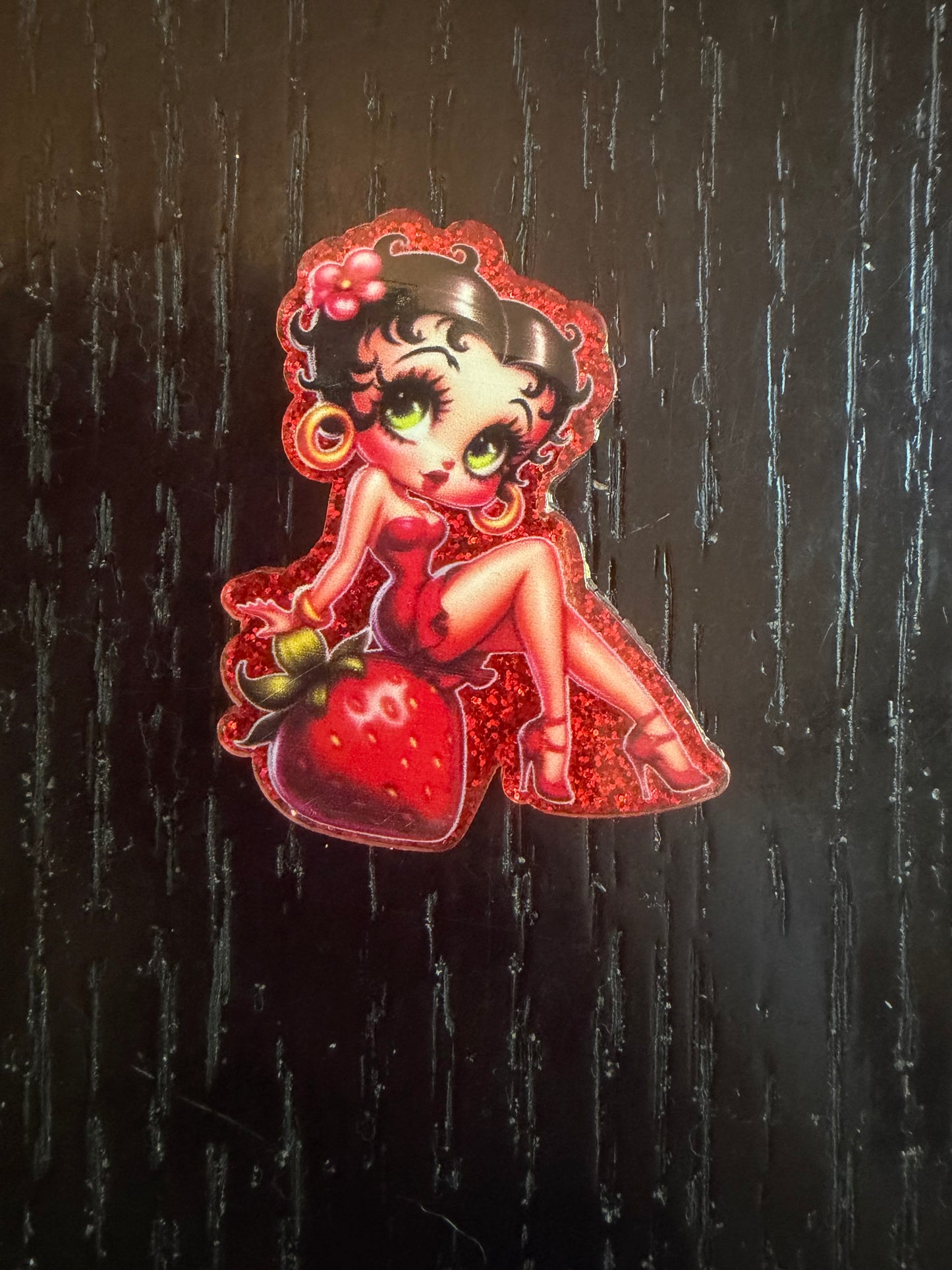 Betty Boop badge reel