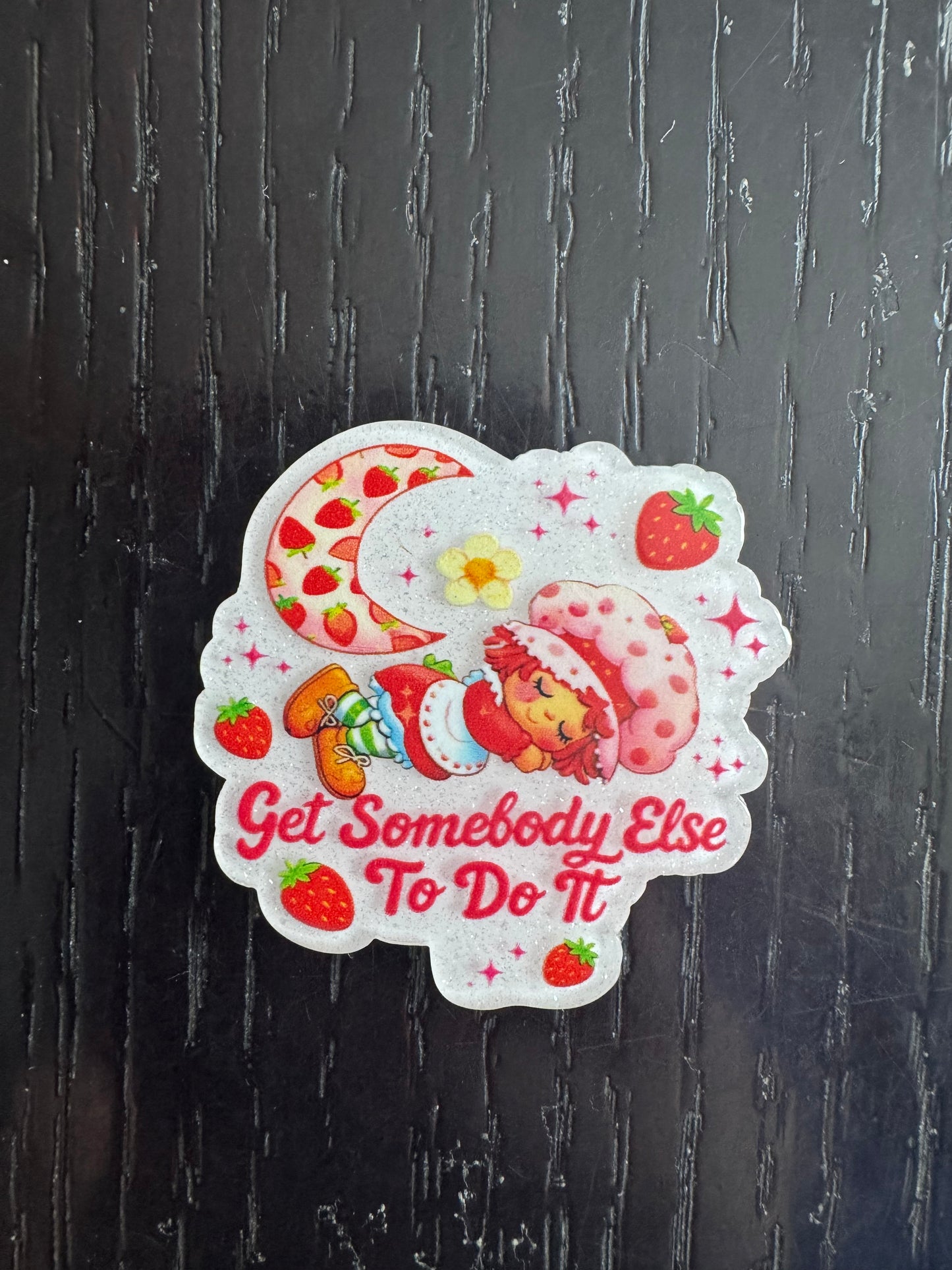 Strawberry shortcake badge reel