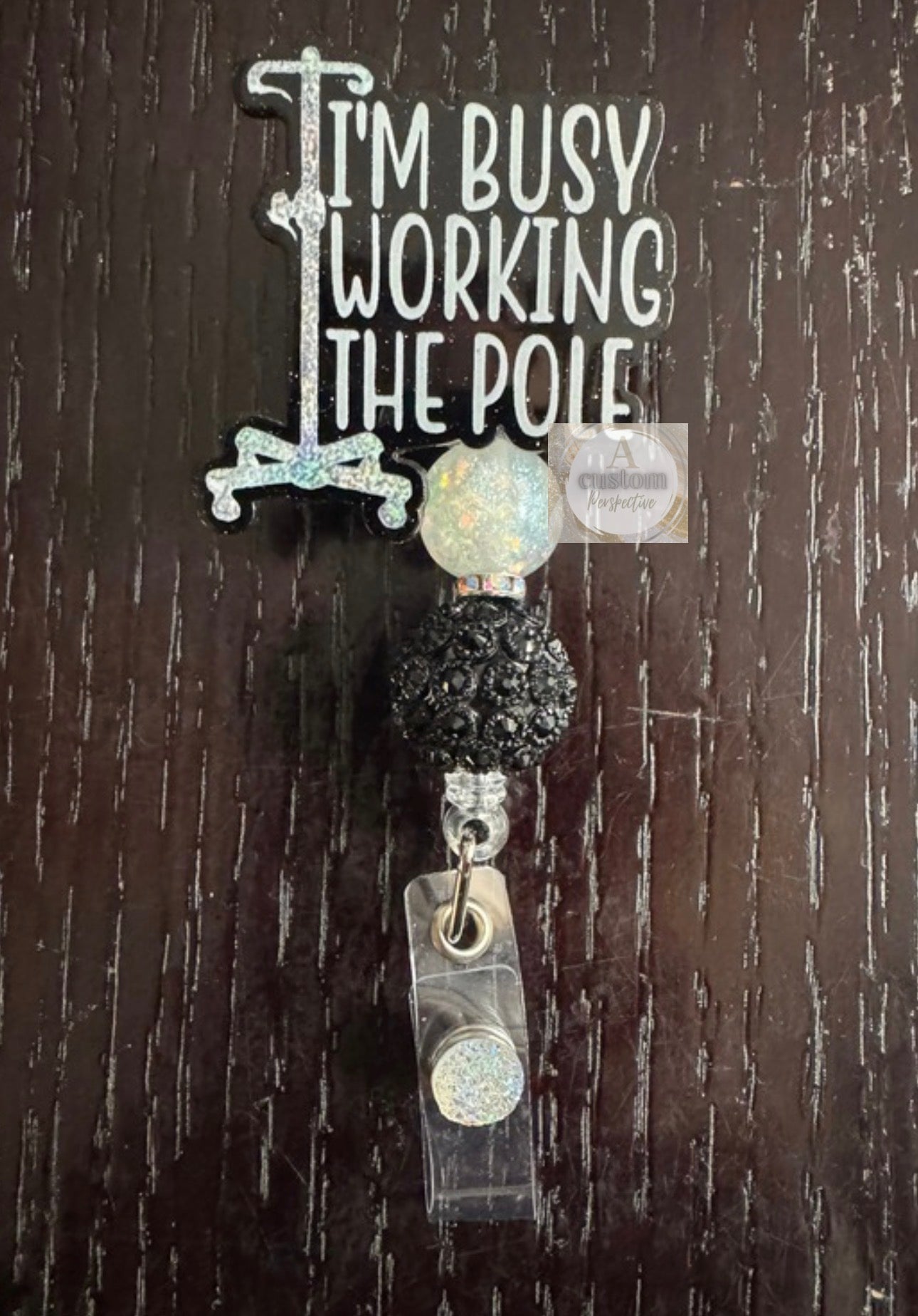 I’m working the pole badge reel