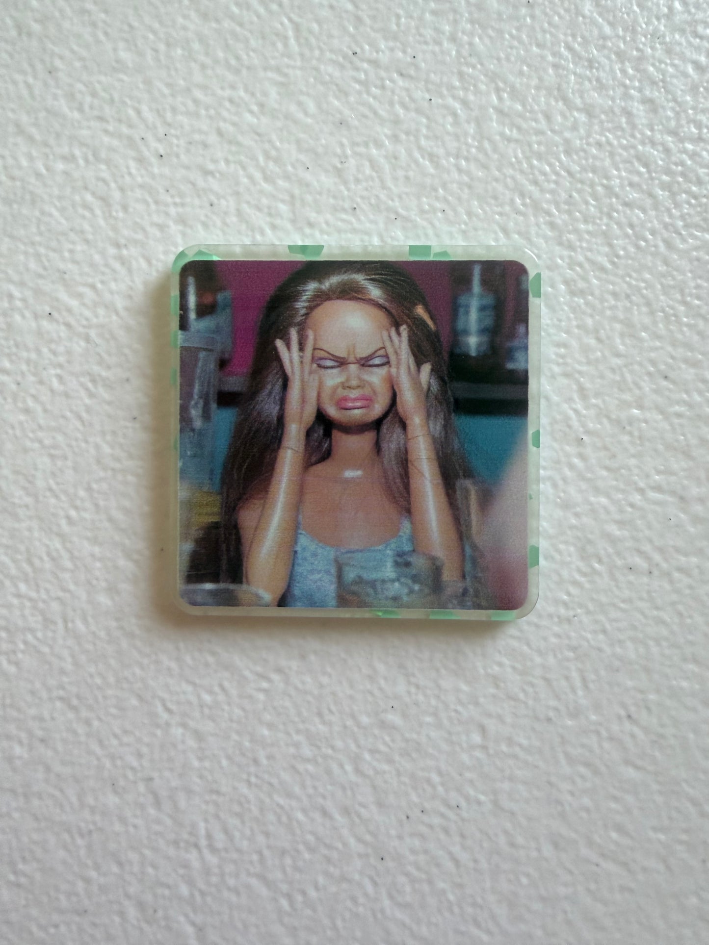 Barbie badge reel