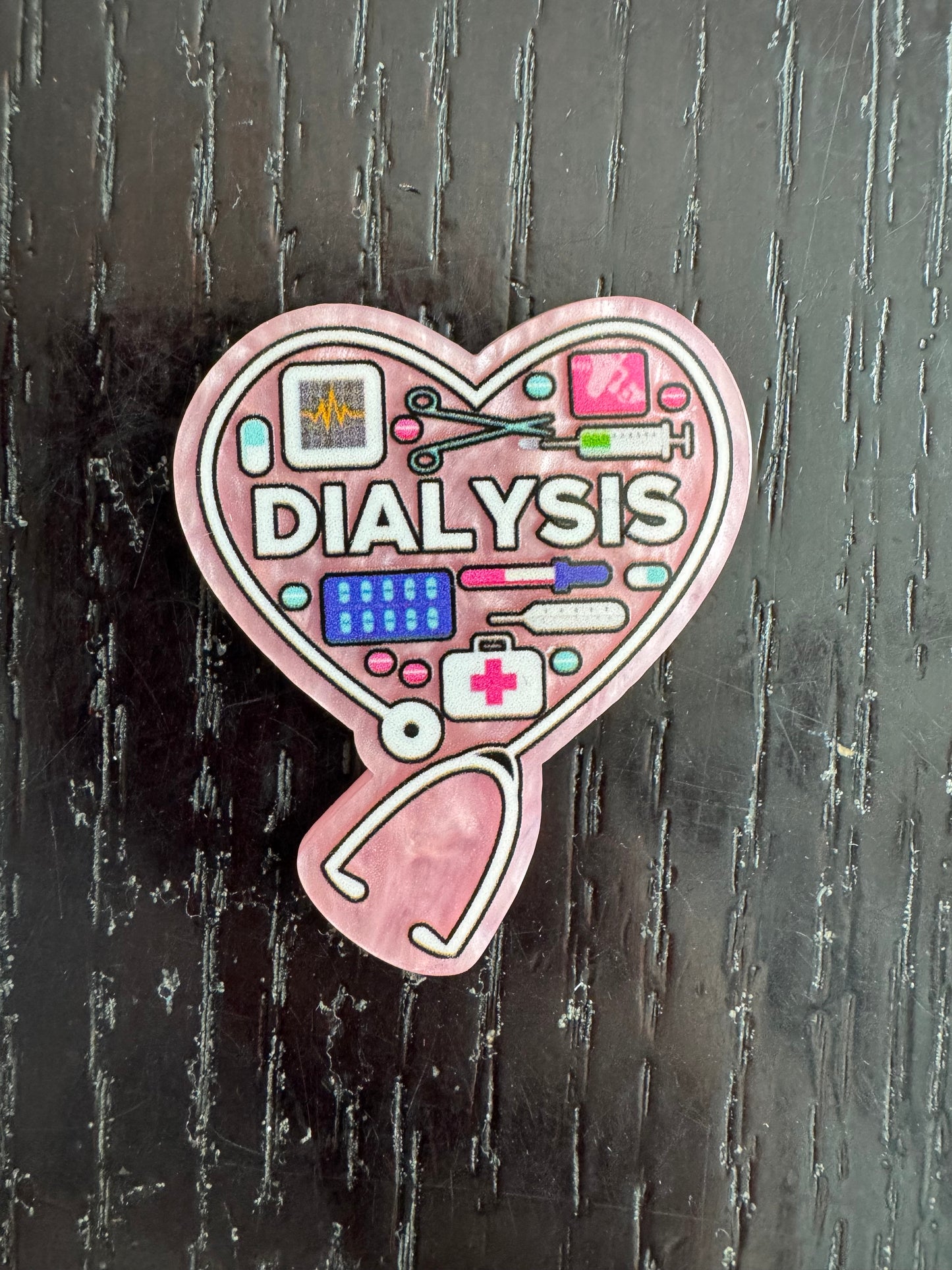 Dialysis badge reel