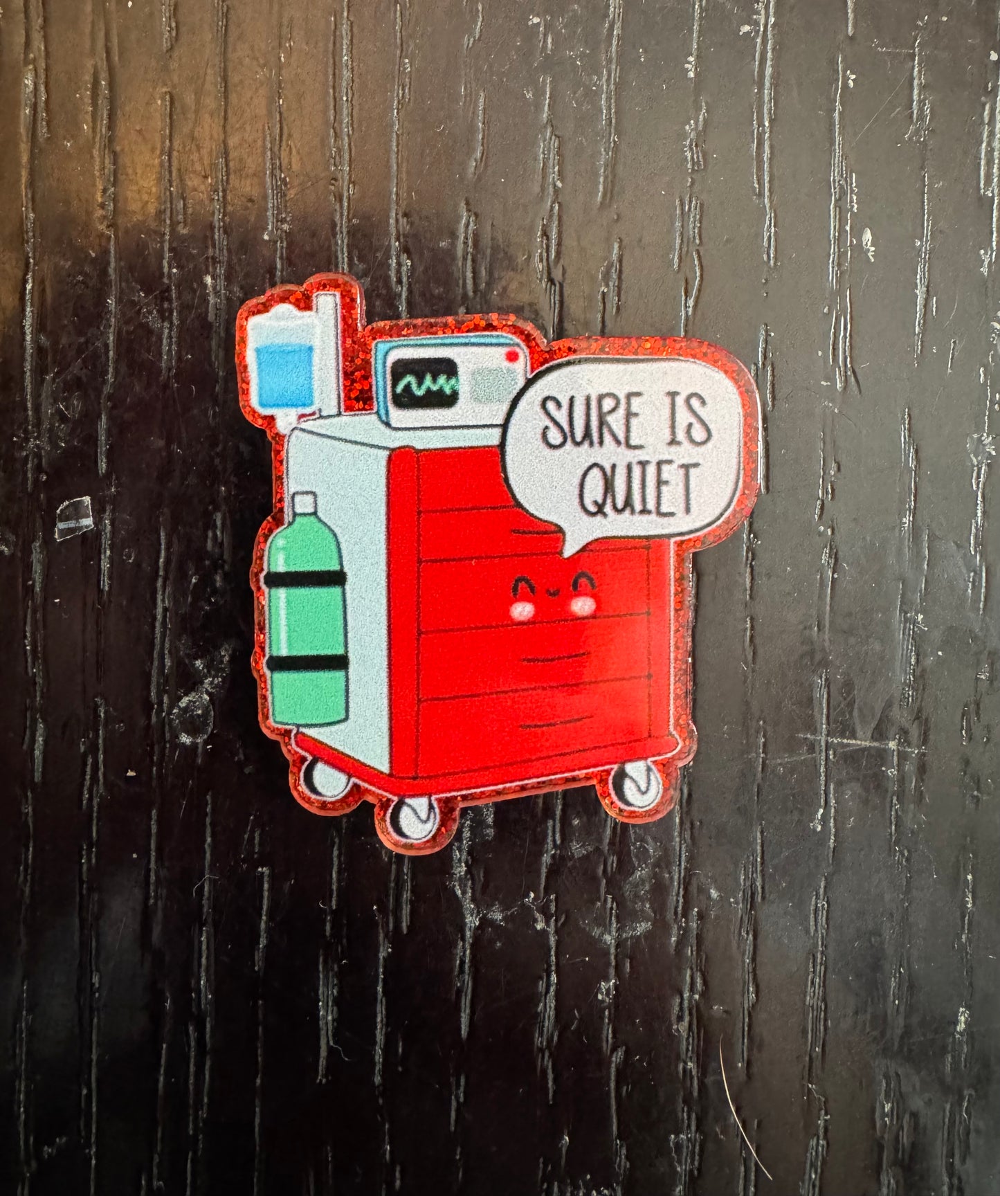 Quiet badge reel