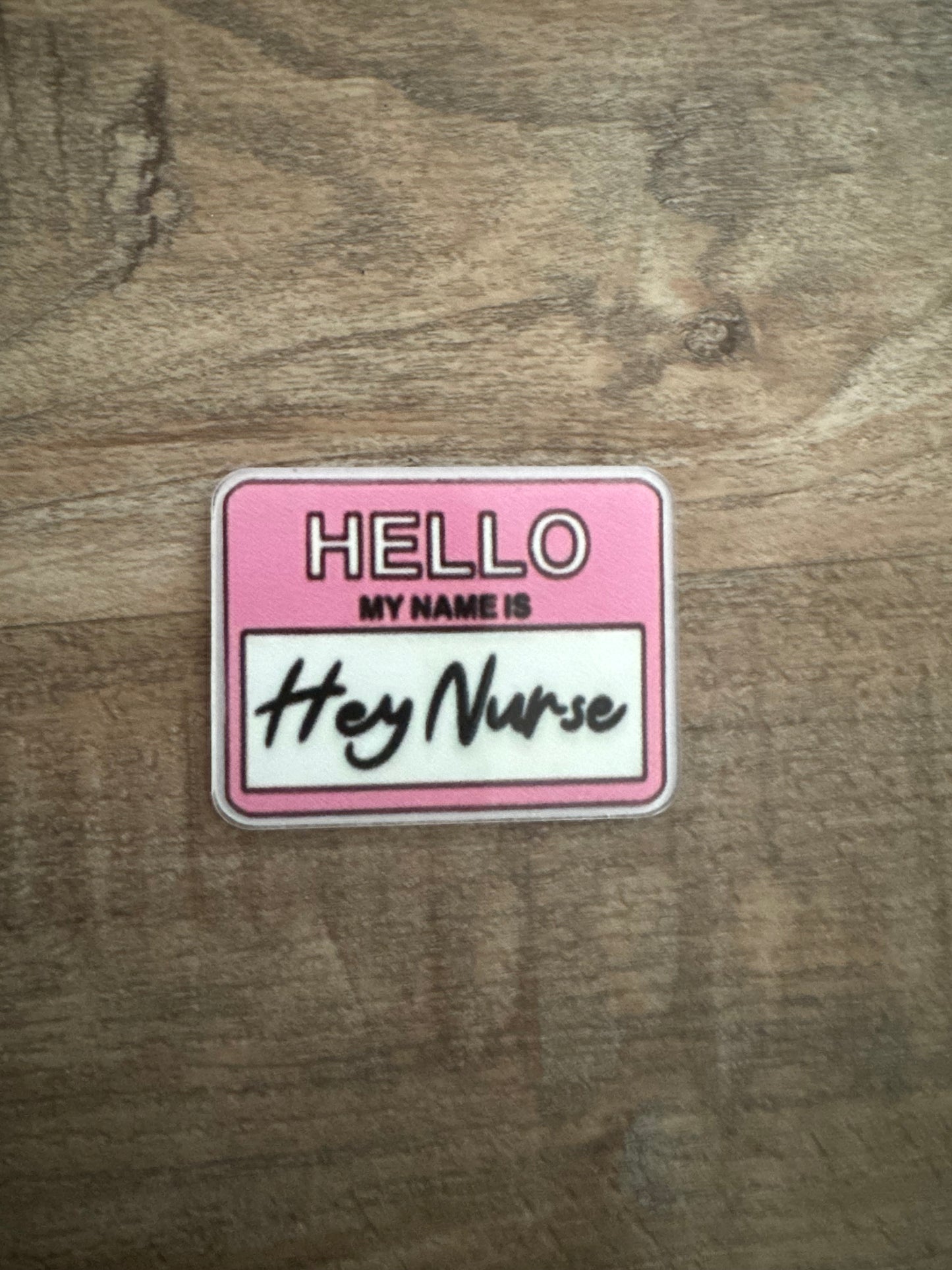 Hey nurse badge reel