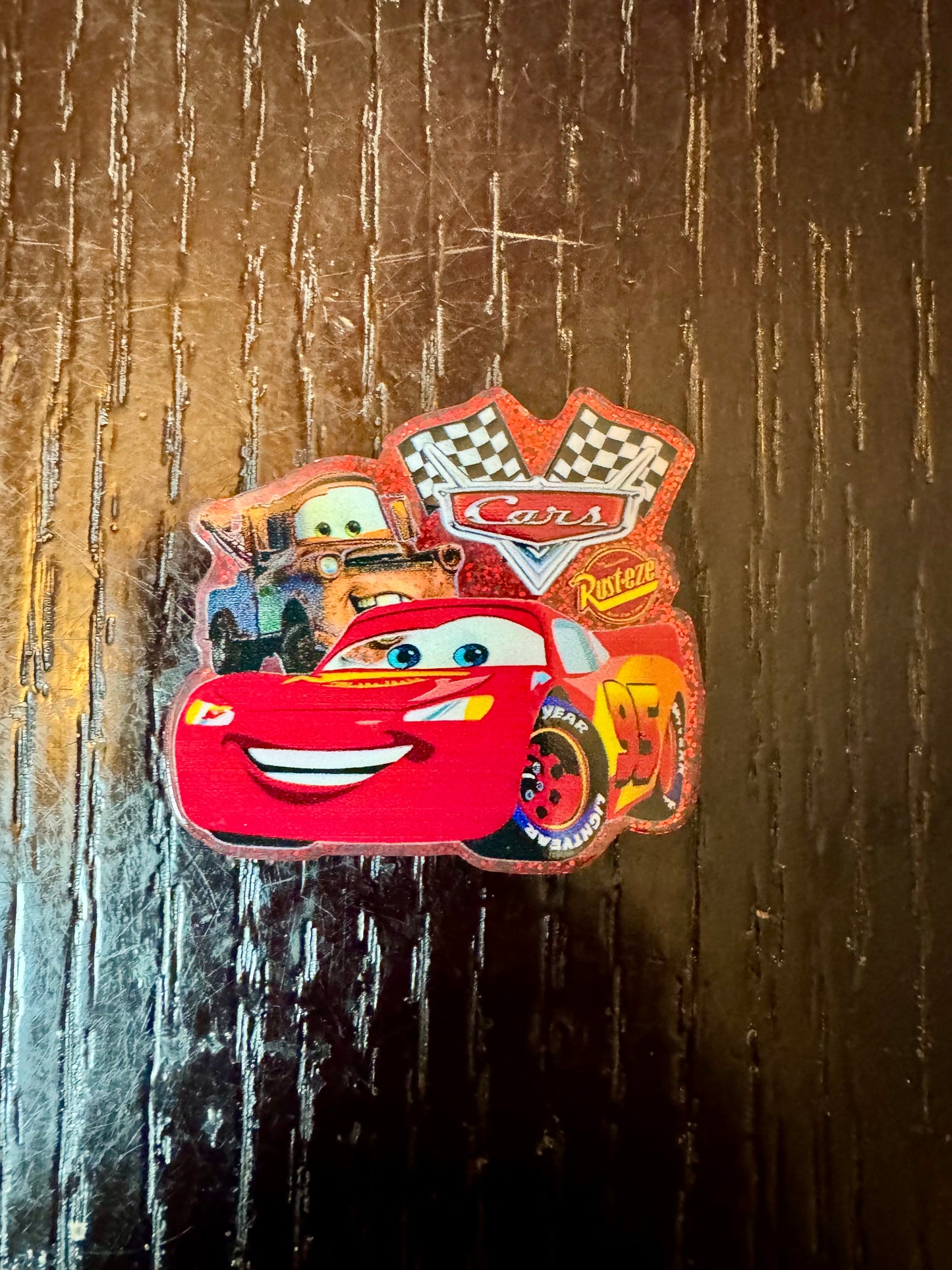 Lightning McQueen badge reel