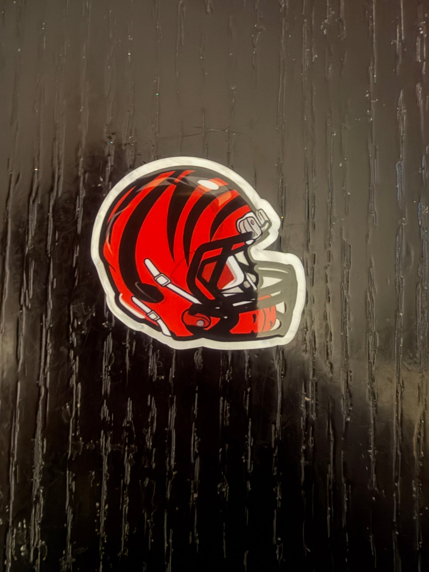 Bengals badge reel (no glitter)