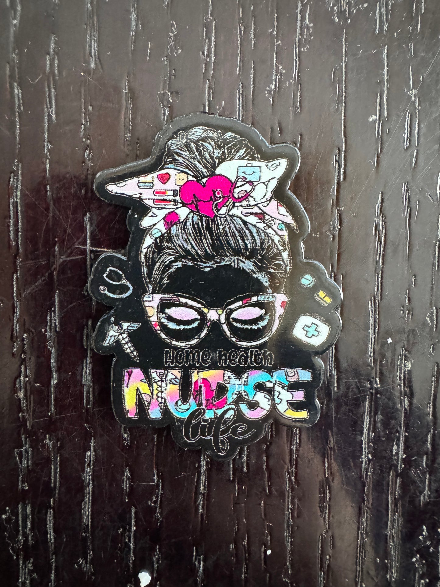 Home Health Nurse badge reel