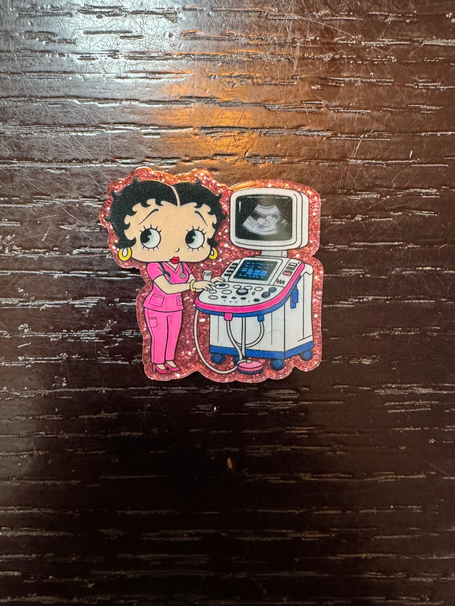 Betty Boop Ultrasound badge reel