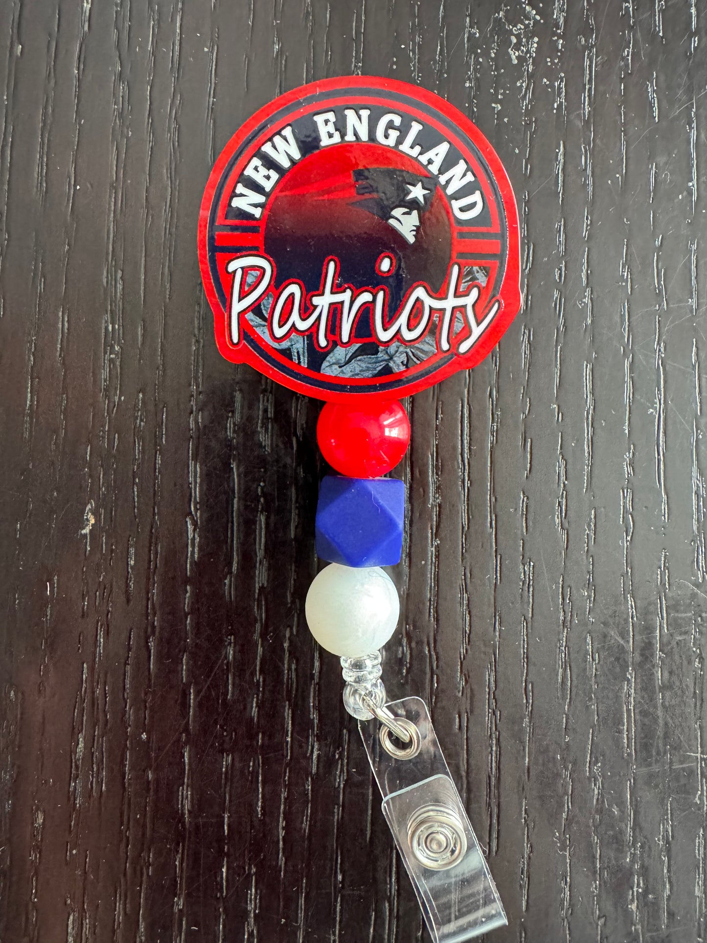 Patriots badge reel