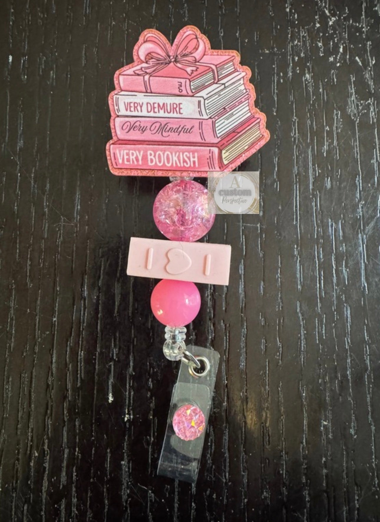 Books badge reel