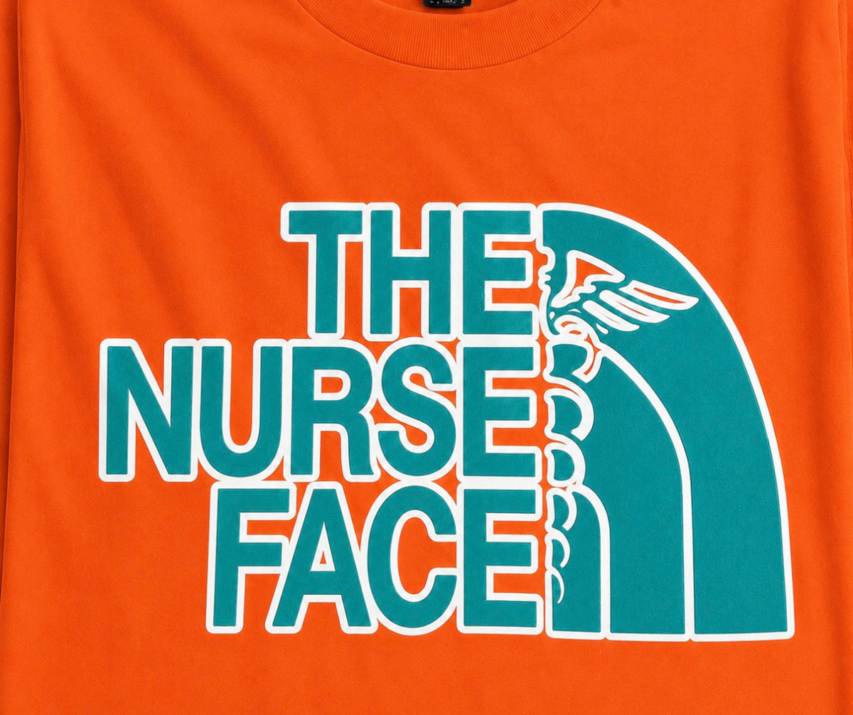 Dolphins Nurse Face T-shirt