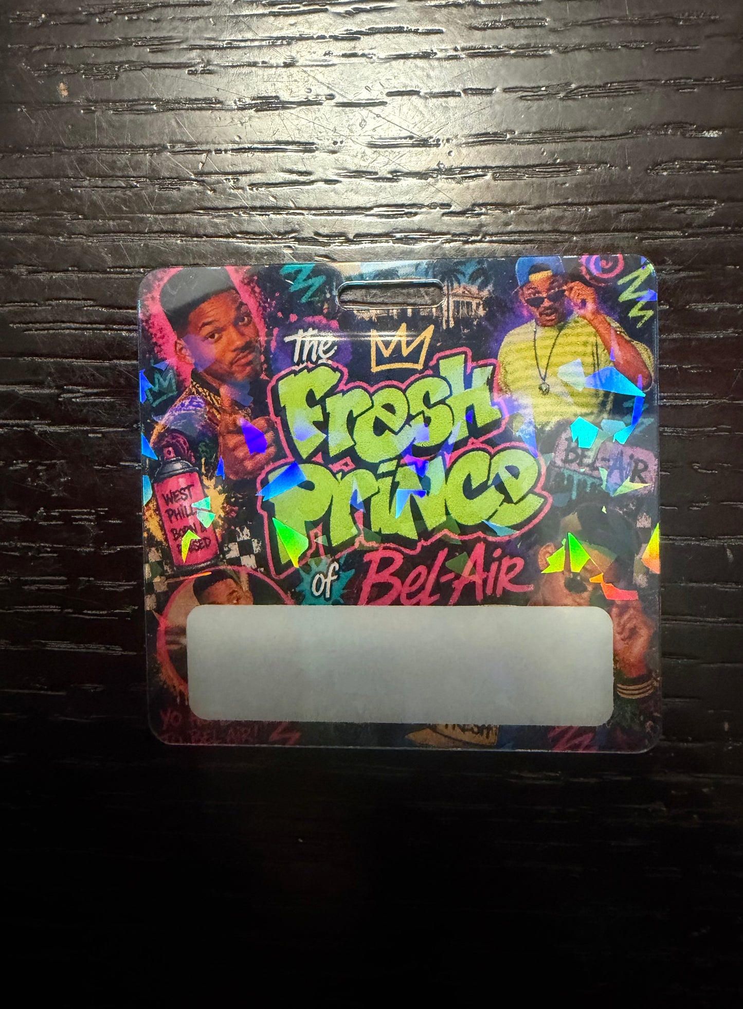 Fresh Prince holographic badge buddy