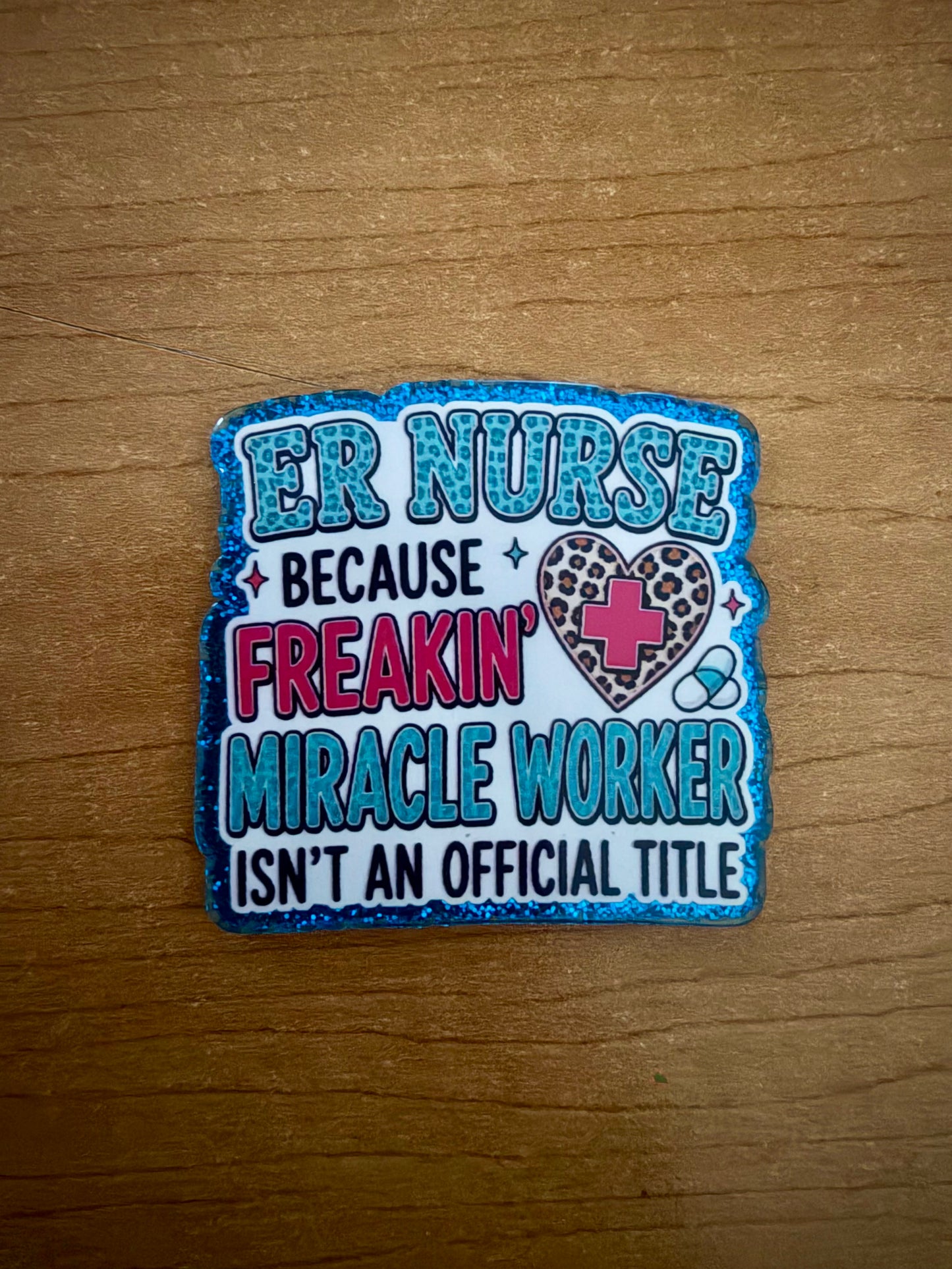 ER Nurse badge reel