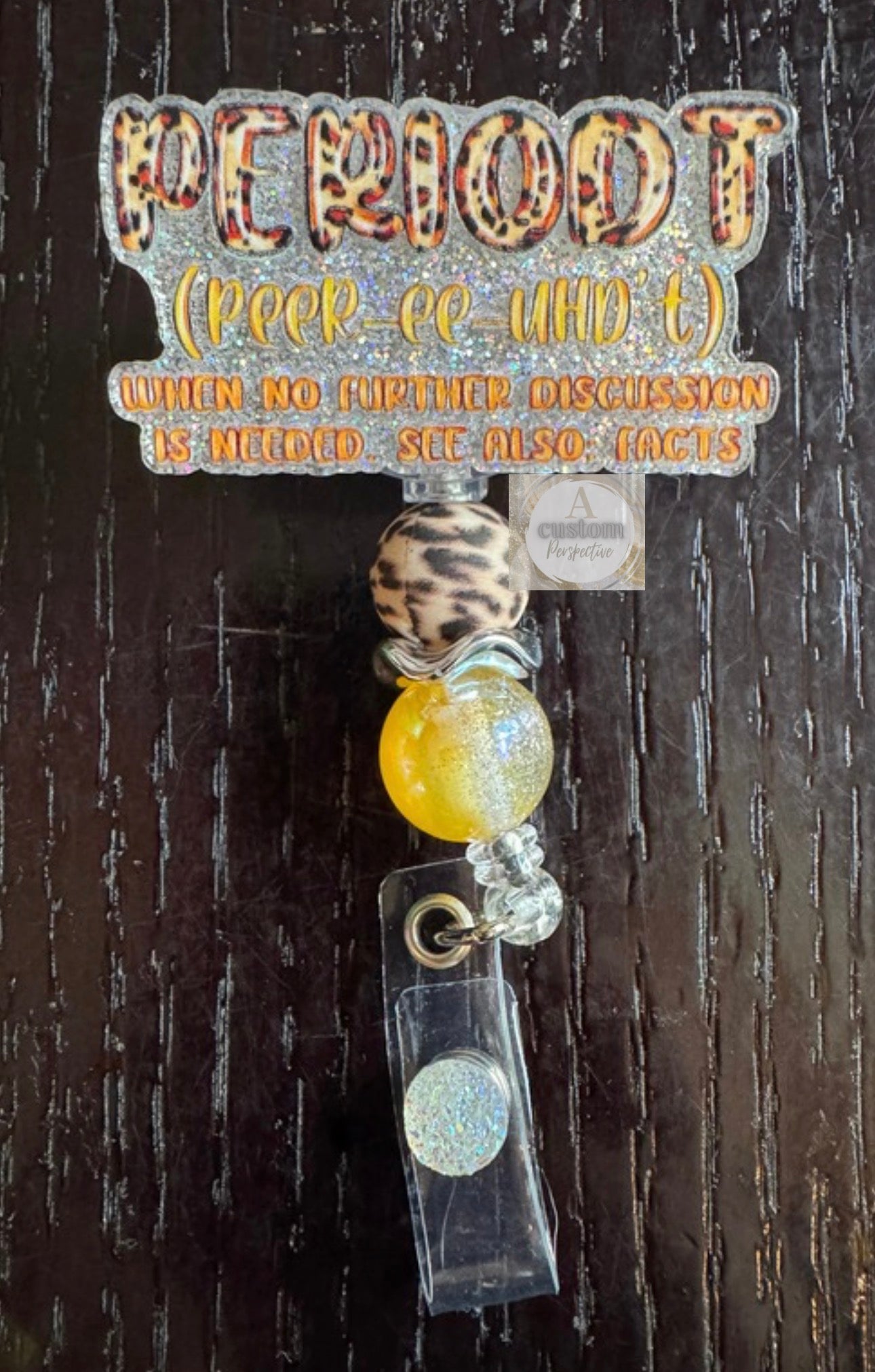 Periodt badge reel