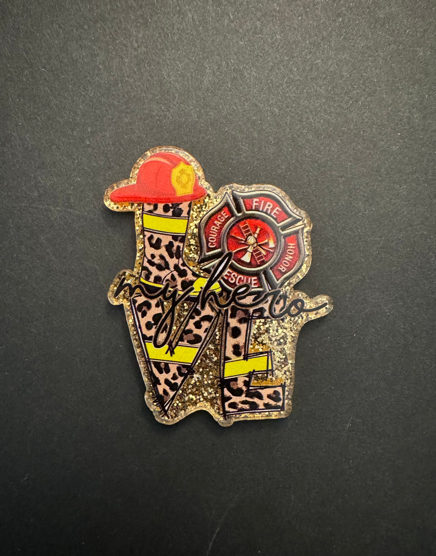Firefighter badge reel