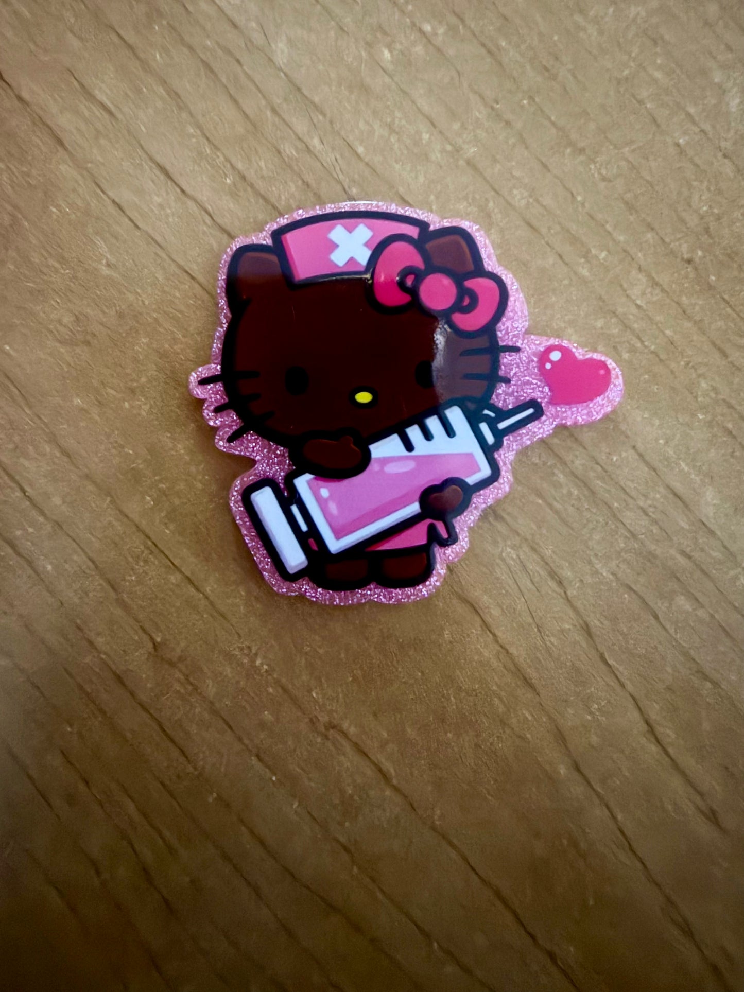 Hello Kitty Nurse badge reel