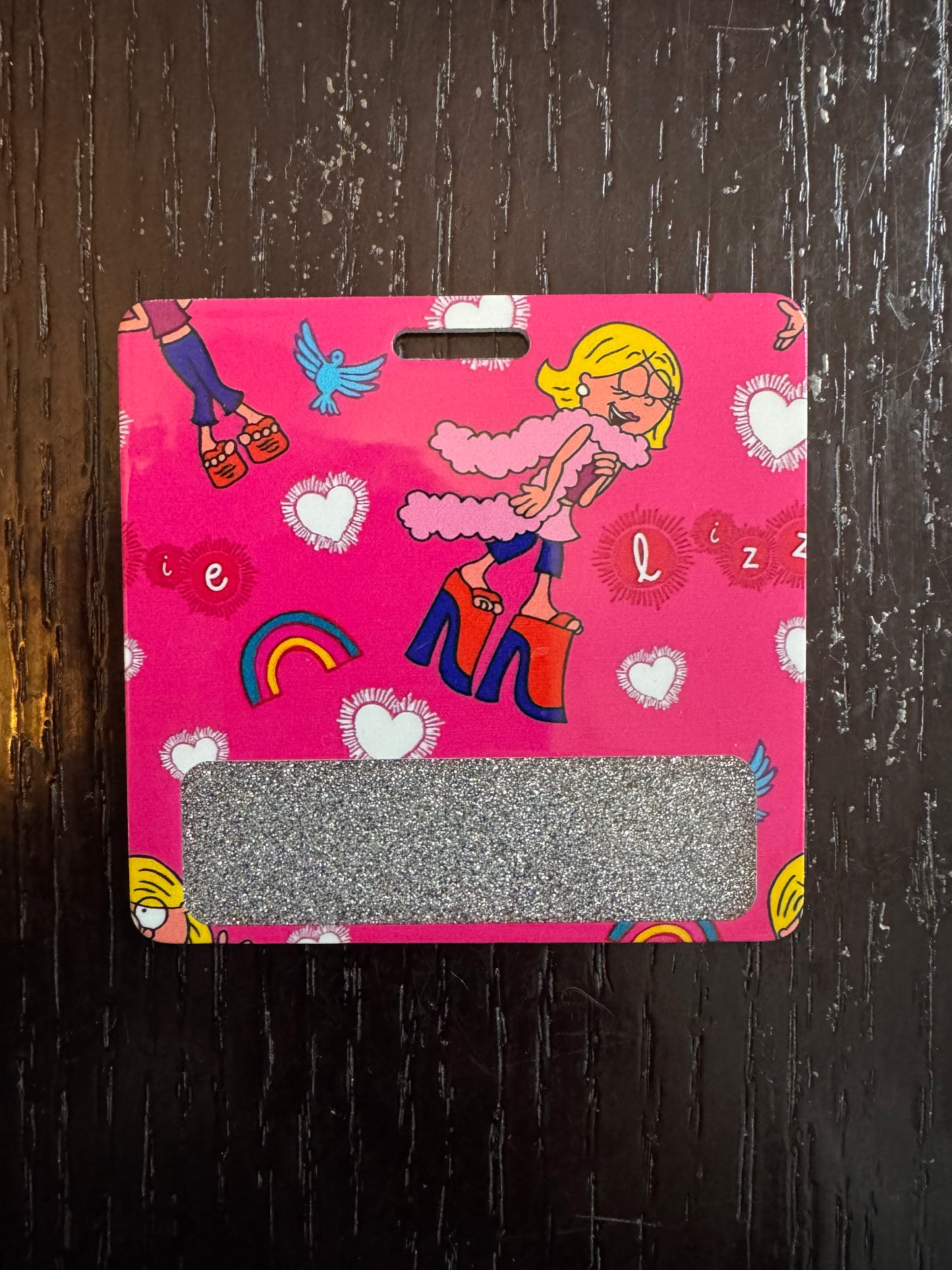 Lizzie badge buddy