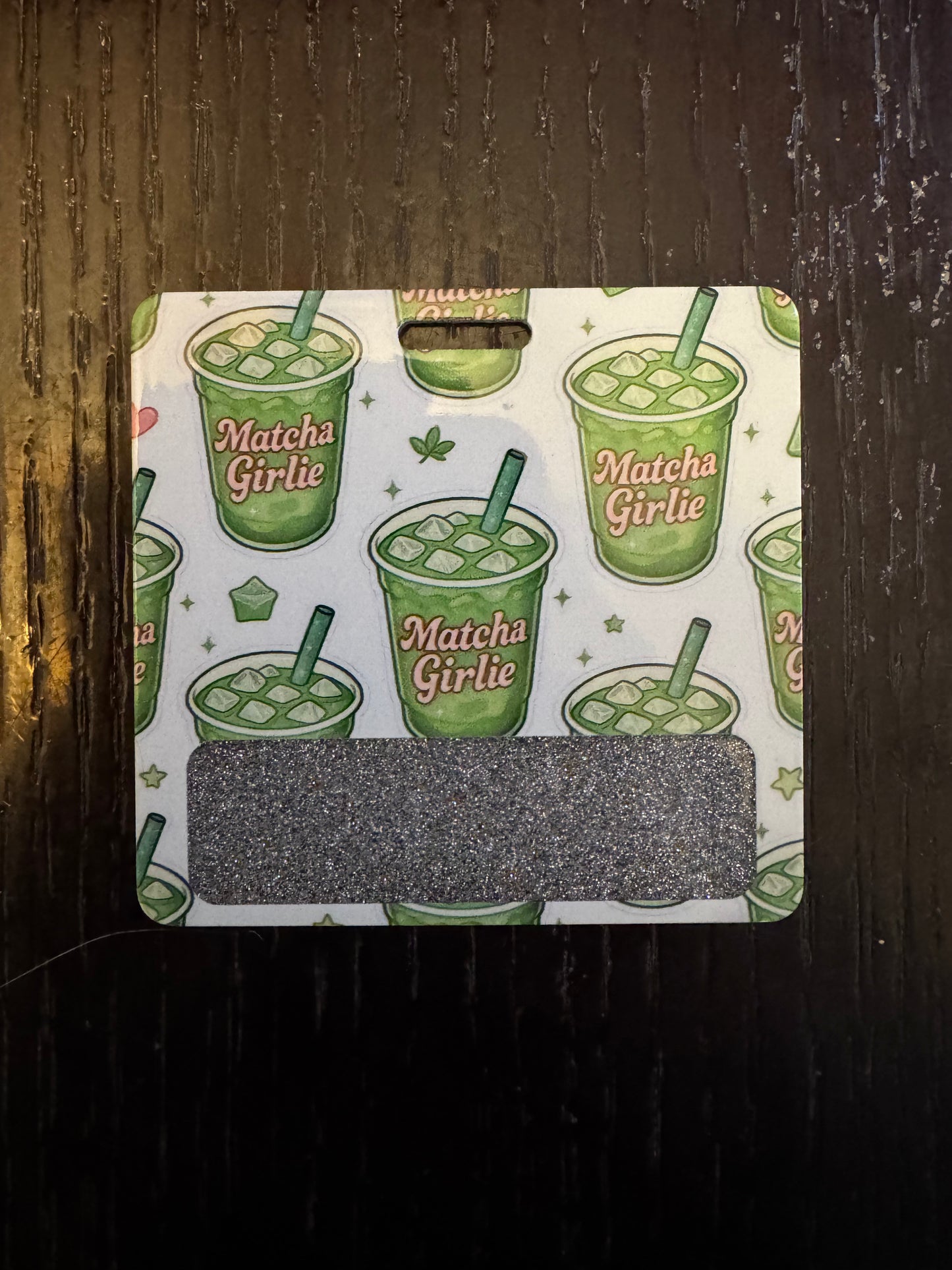 Matcha Girlie badge buddy