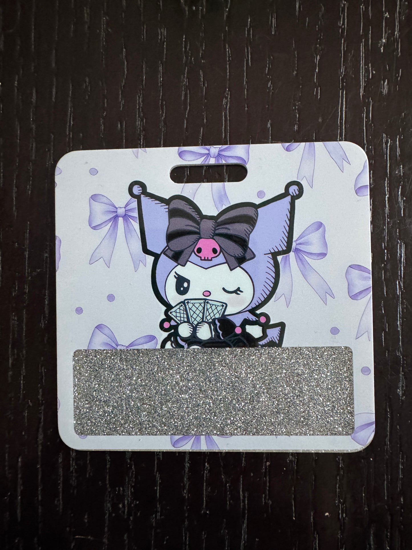 Kuromi badge buddy