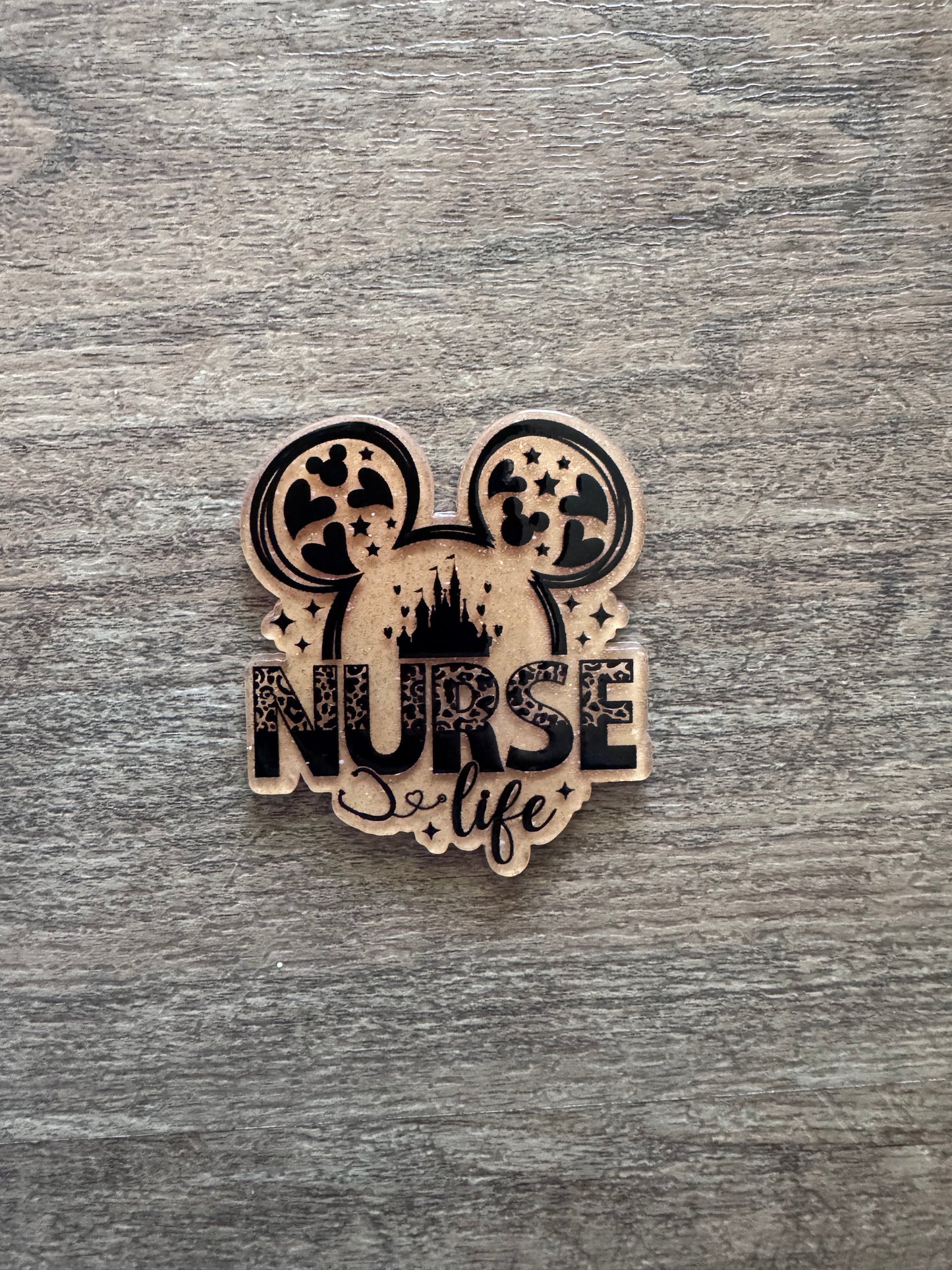 Nurse life badge reel