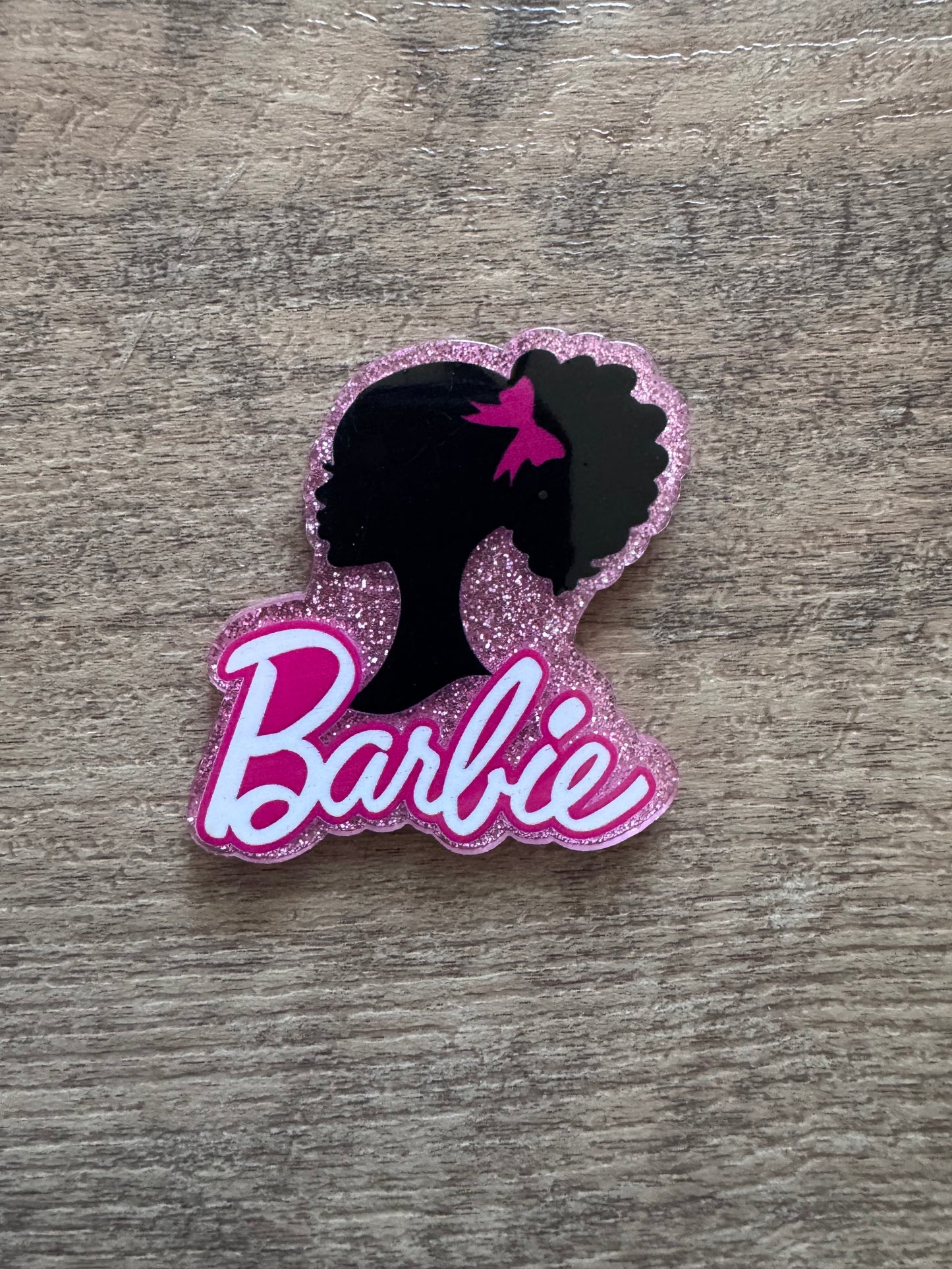 Barbie badge reel
