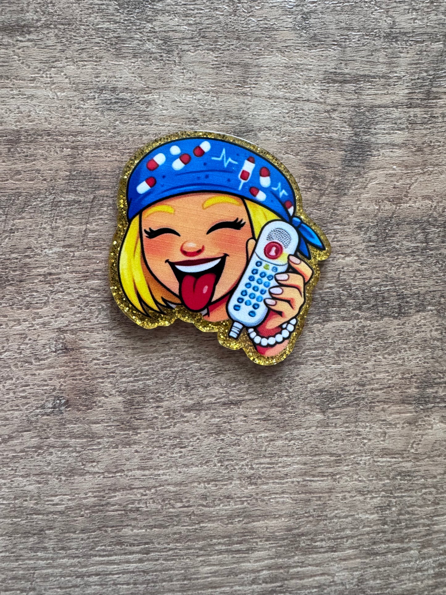 Nurse badge reel