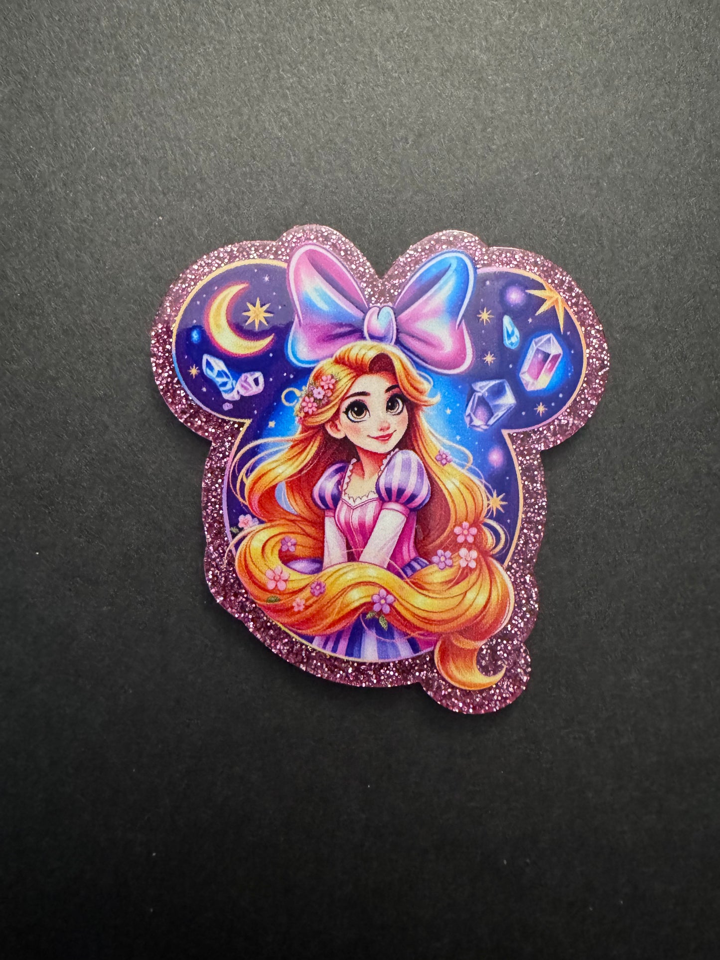 Rapunzel badge reel
