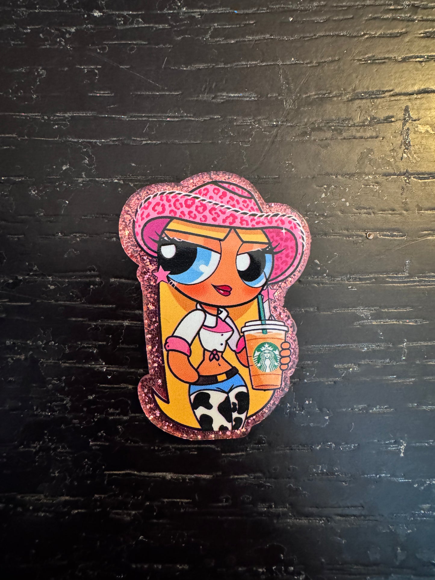 PPG Cowgirl badge reel