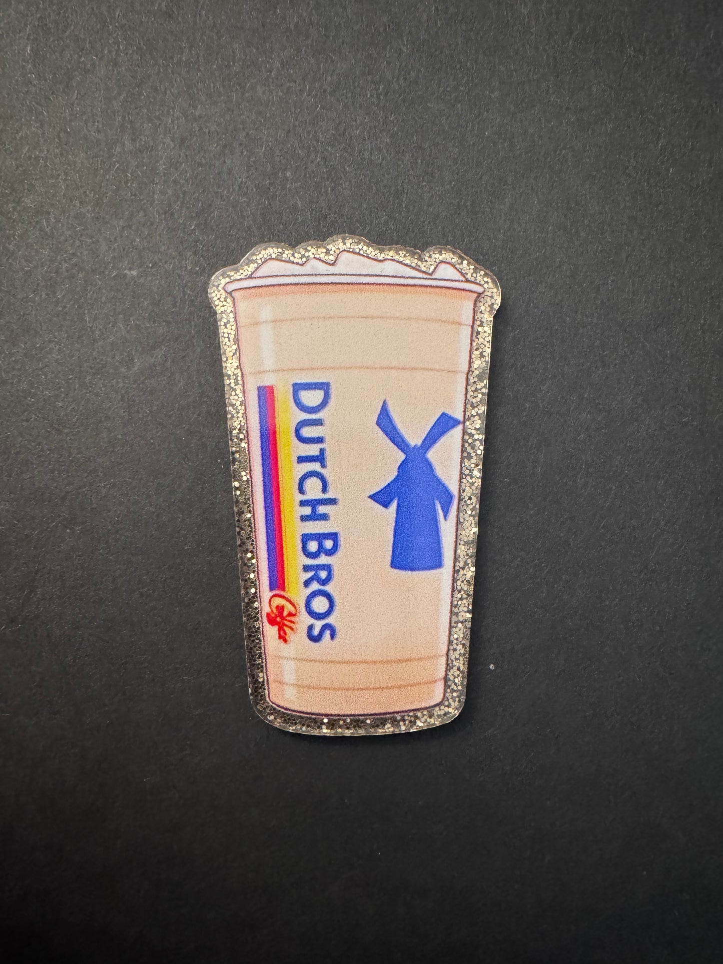 Dutch bros badge reel