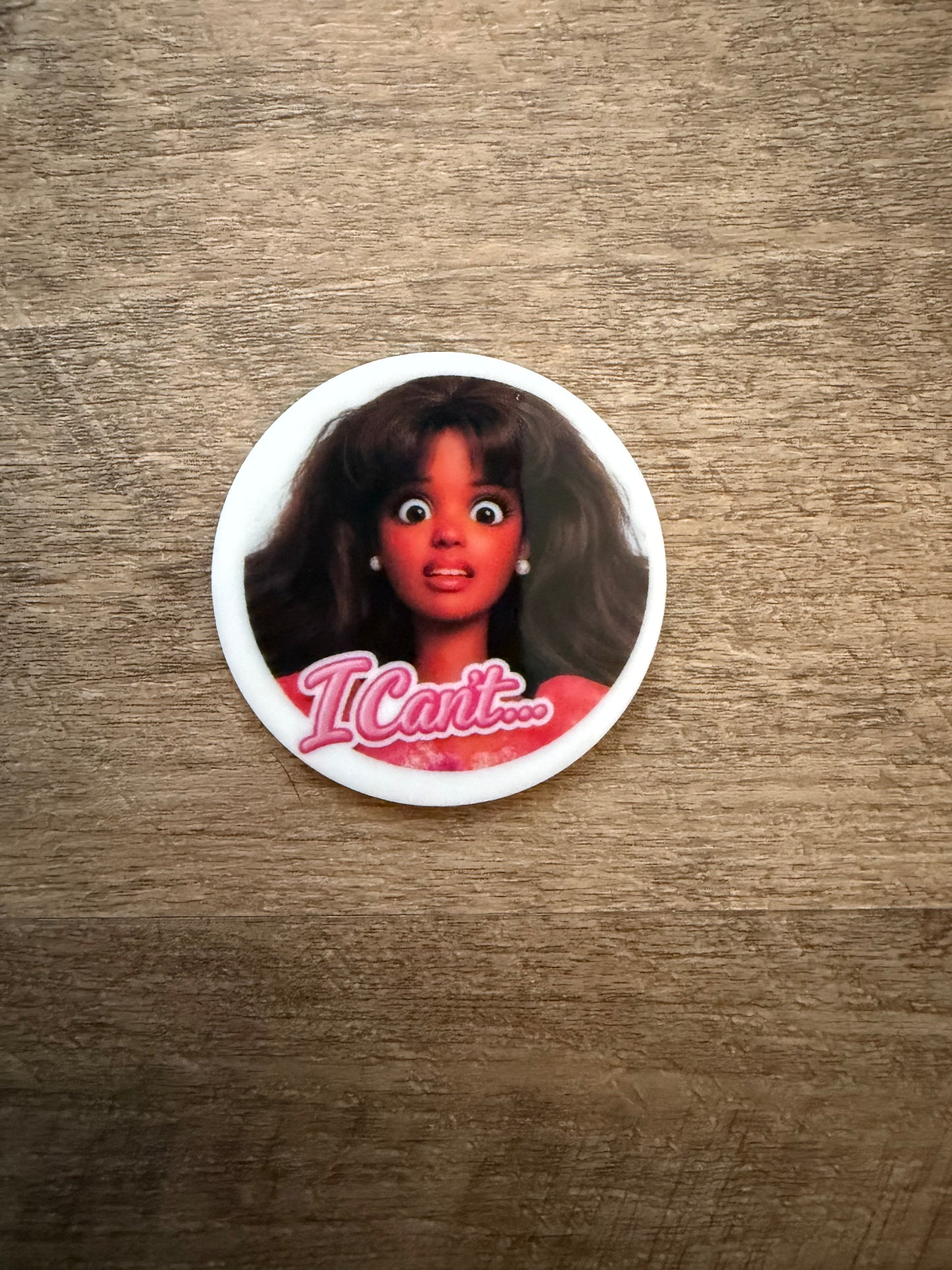 Barbie badge reel