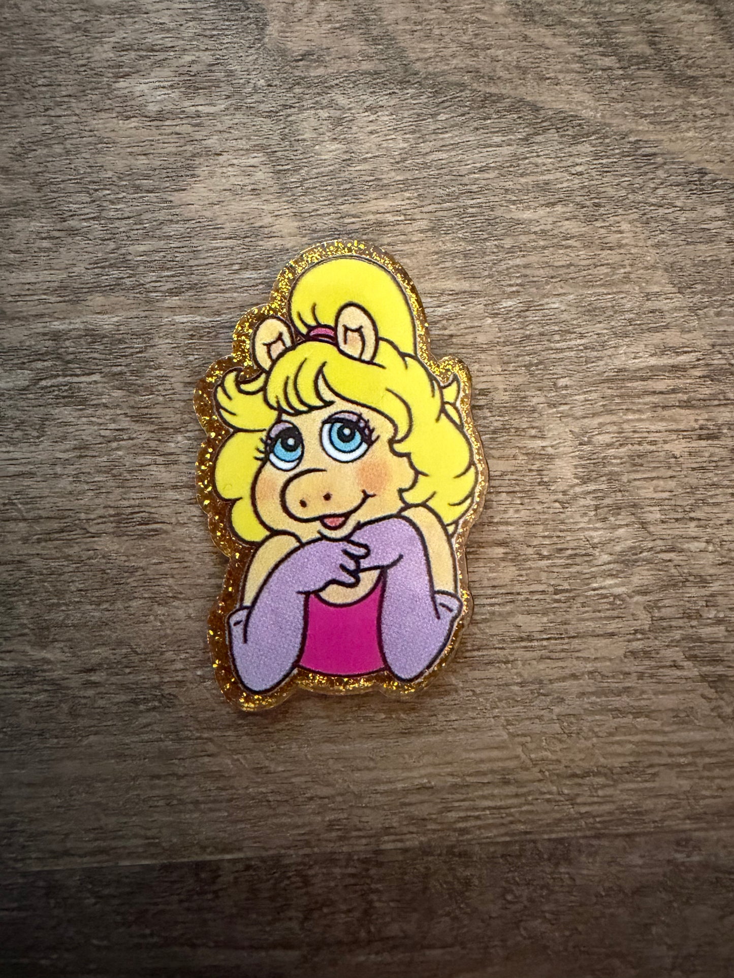 Miss Piggy badge reel