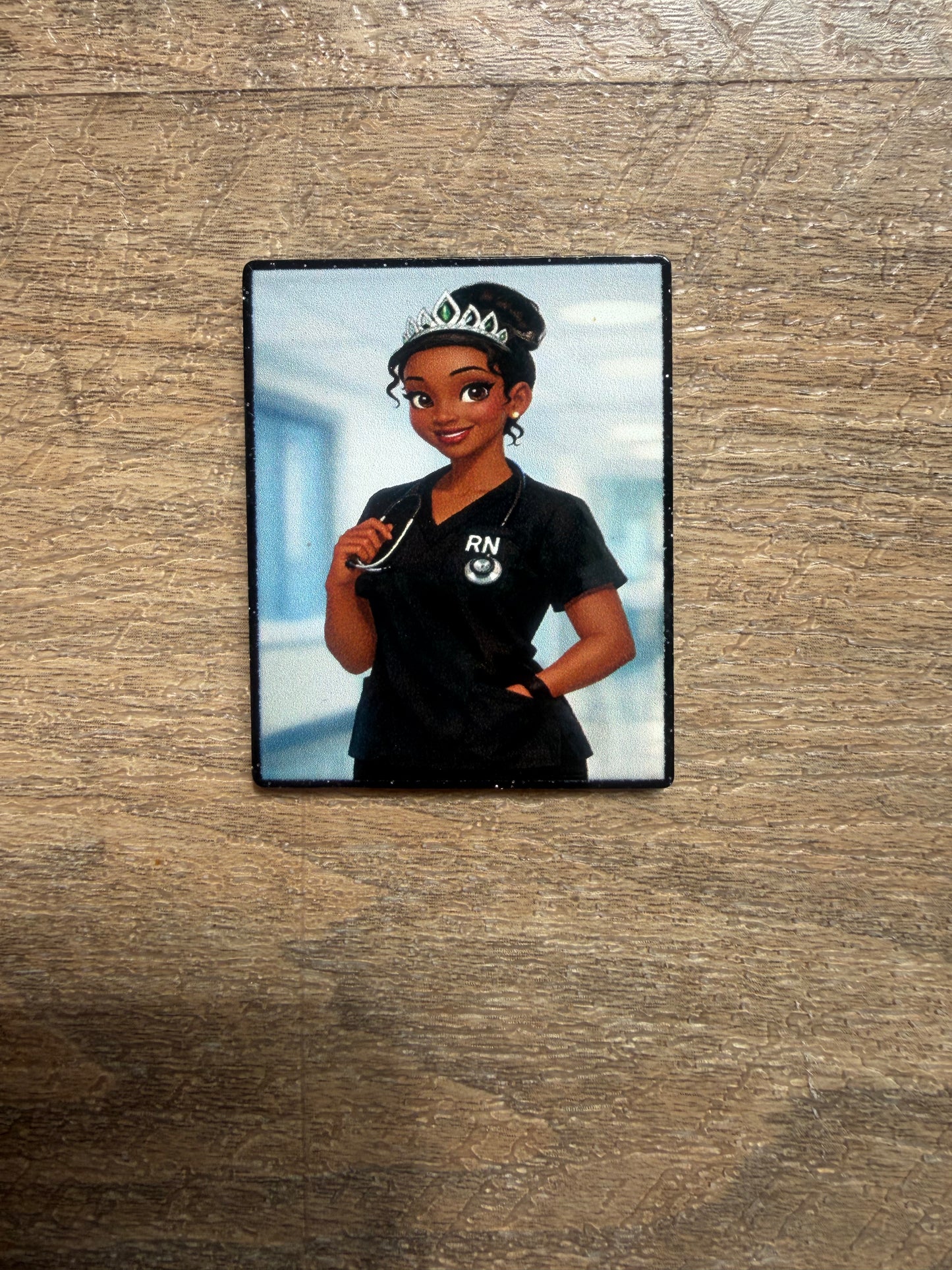 Princess Tiana RN badge reel