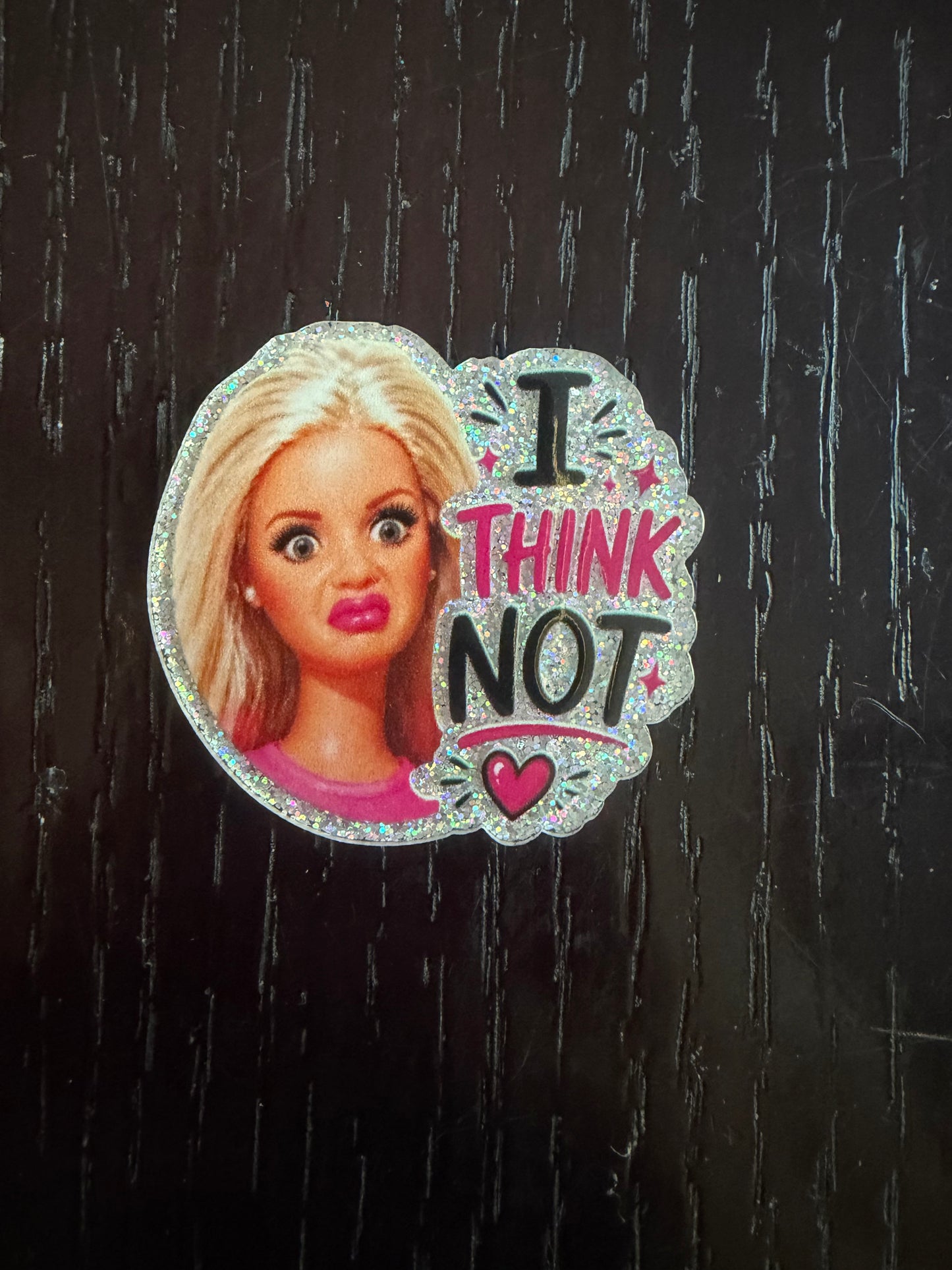 Barbie badge reel