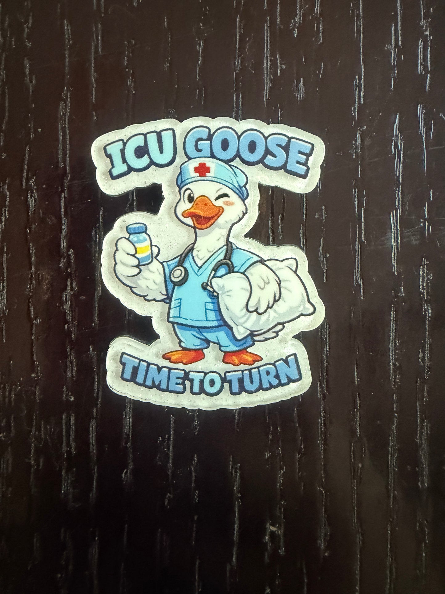 ICU Goose badge reel