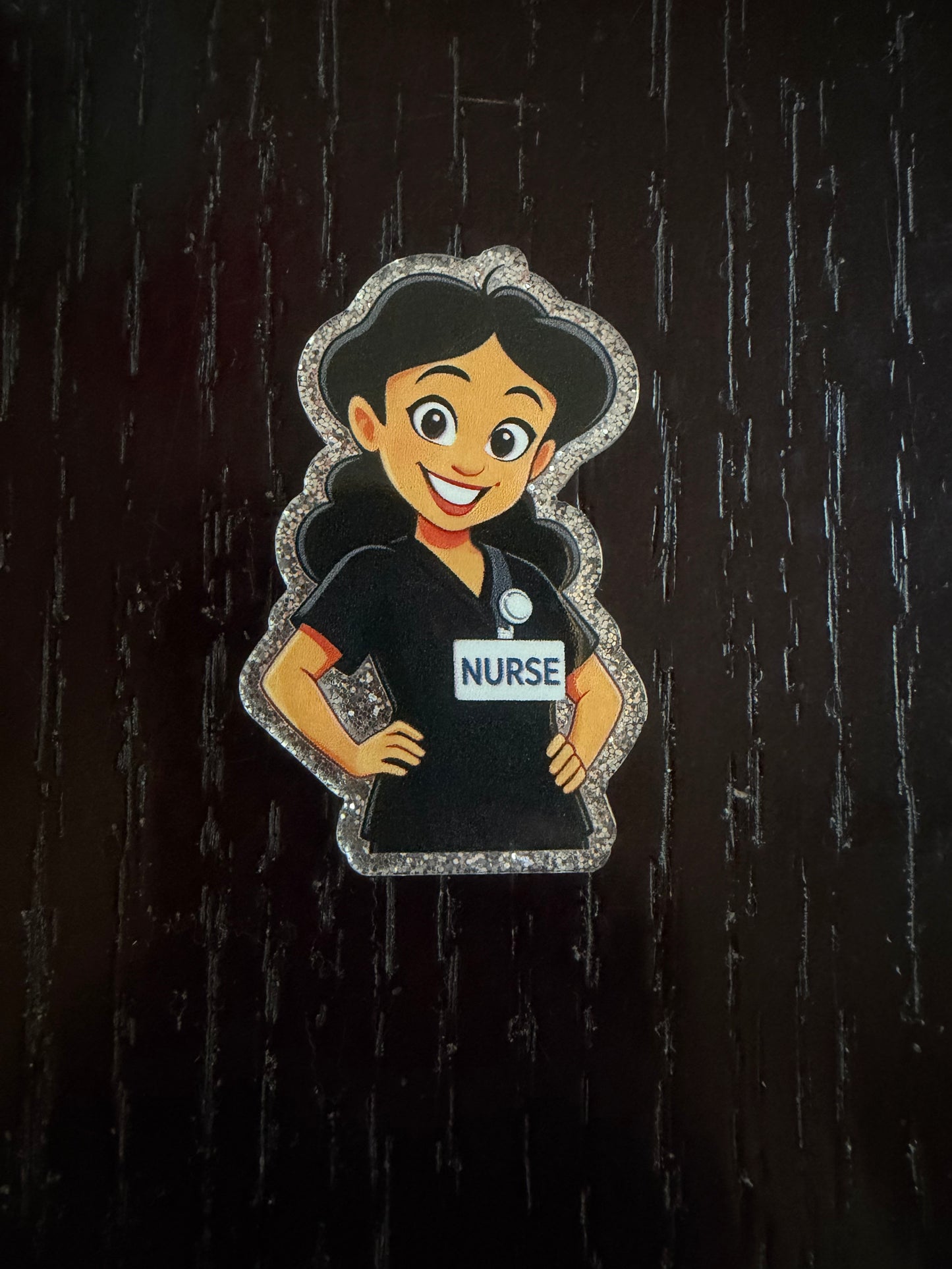 Penny Proud nurse badge reel