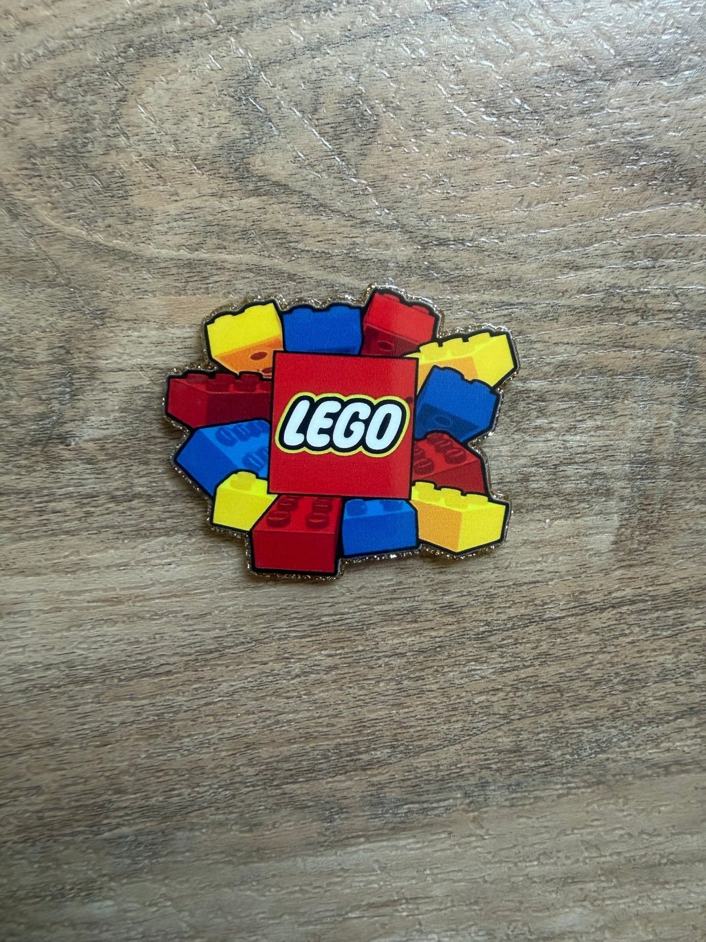 Lego badge reel